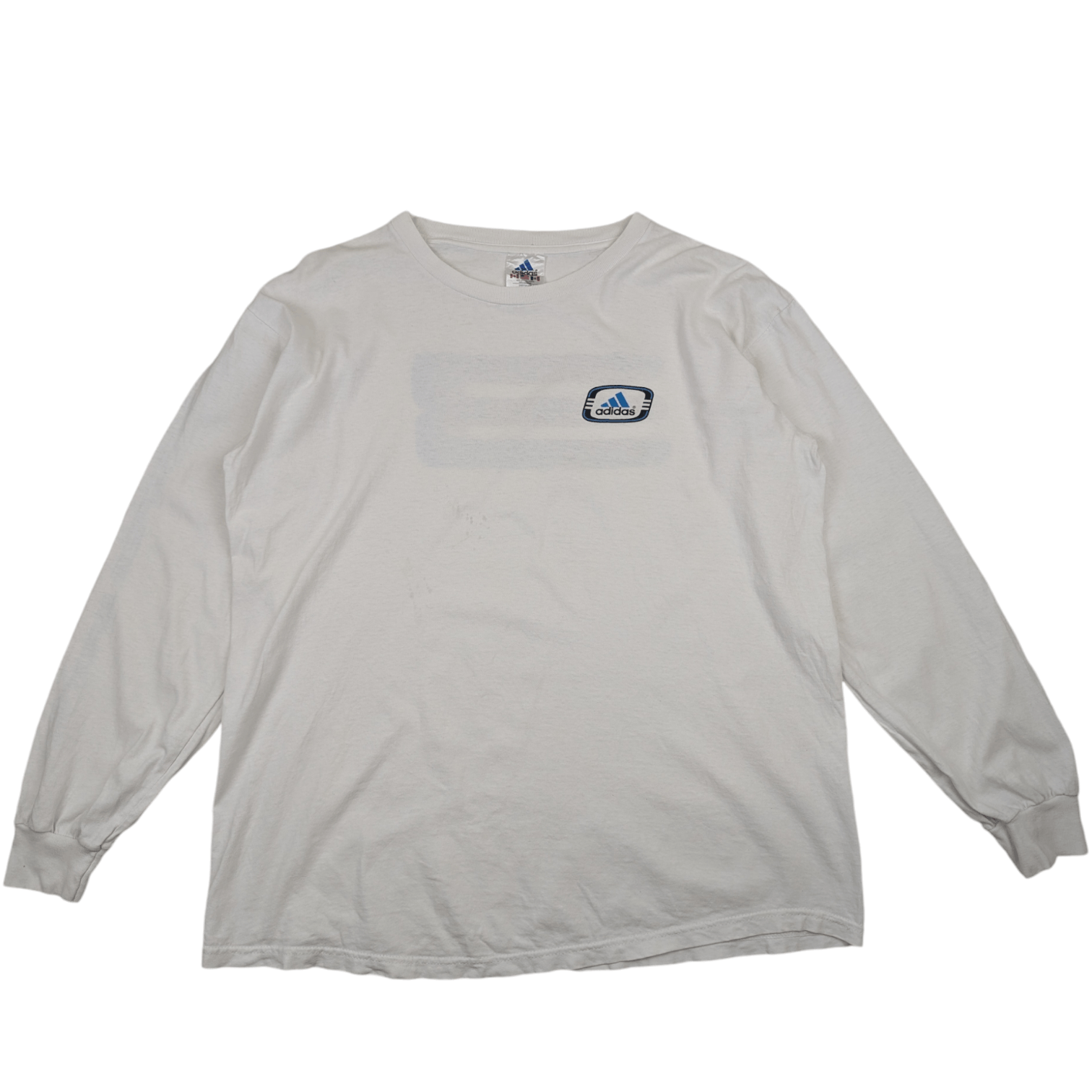Adidas Vintage 2000's ADIDAS 3 Striped Long Sleeve T-Shirt Size US L / EU 52-54 / 3 - 2 Thumbnail