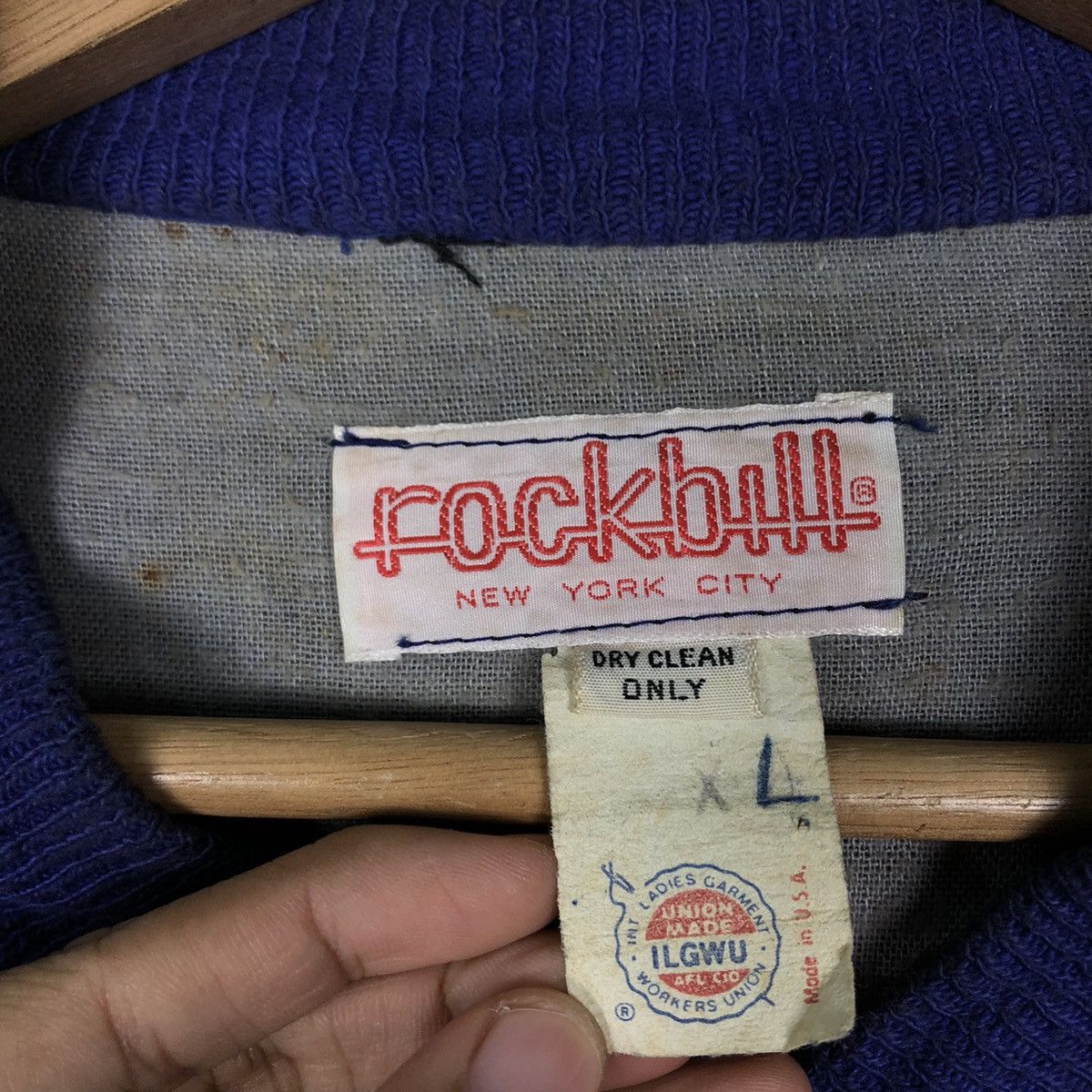 Japanese Brand 🔥90’s Rockbull Sukajan Jacket Satin Big Logo Made in USA Size US L / EU 52-54 / 3 - 16 Thumbnail
