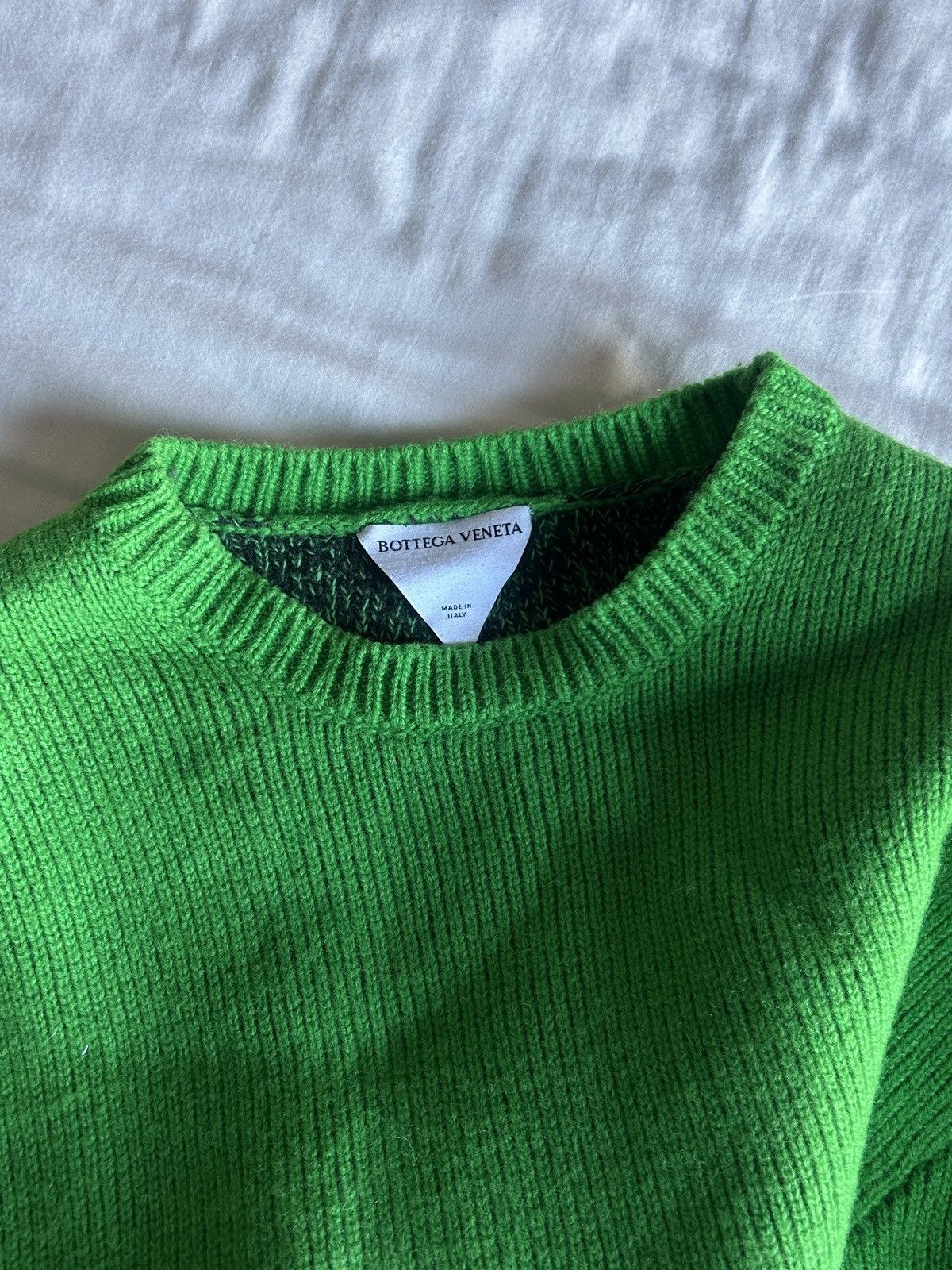 Bottega Veneta BOTTEGA OVERSIZED GREEN KNIT Size US S / EU 44-46 / 1 - 3 Thumbnail