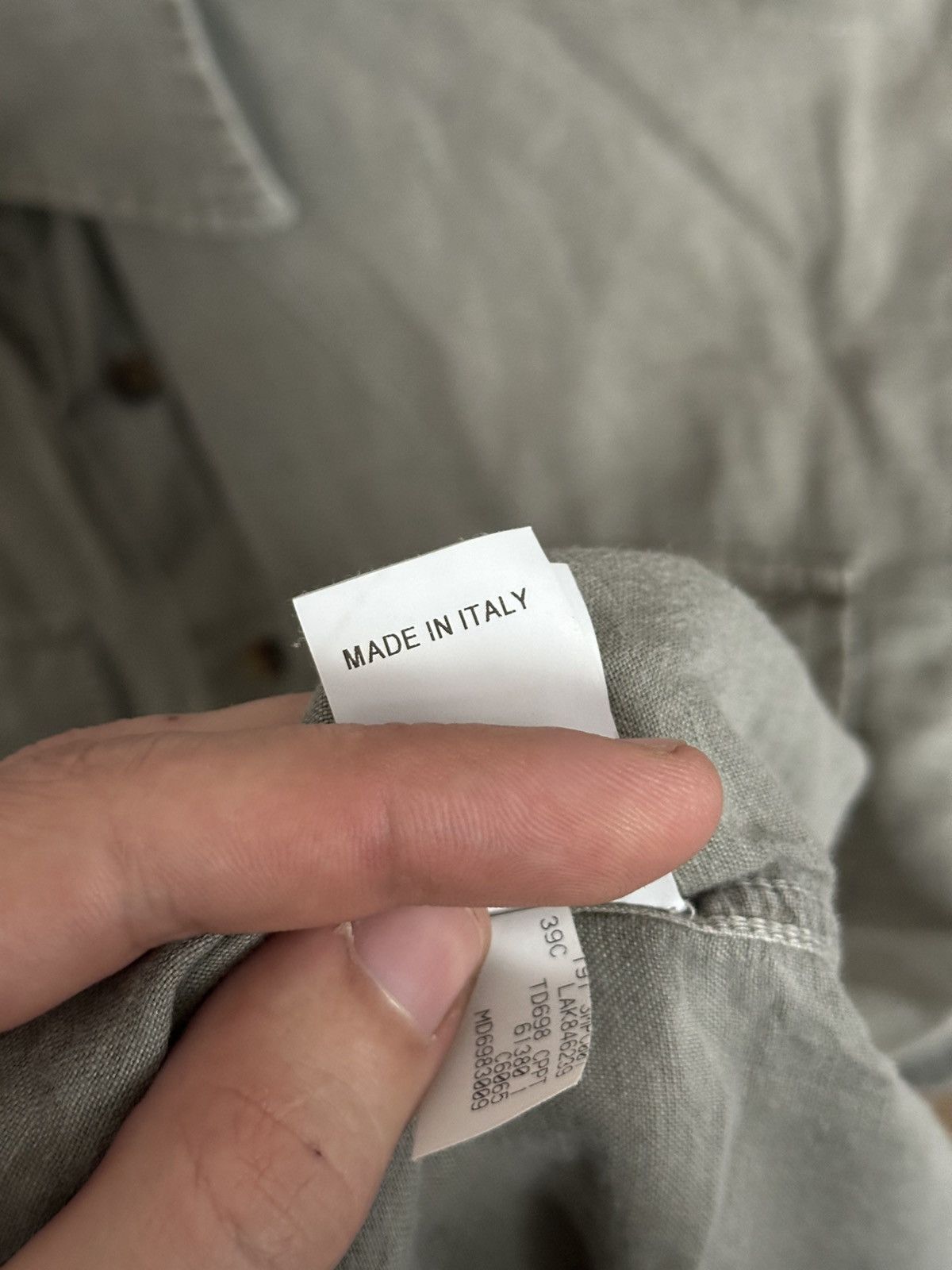 Brunello Cucinelli Brunello Cucinelli Linen Shirt Button Up Size US L / EU 52-54 / 3 - 16 Thumbnail
