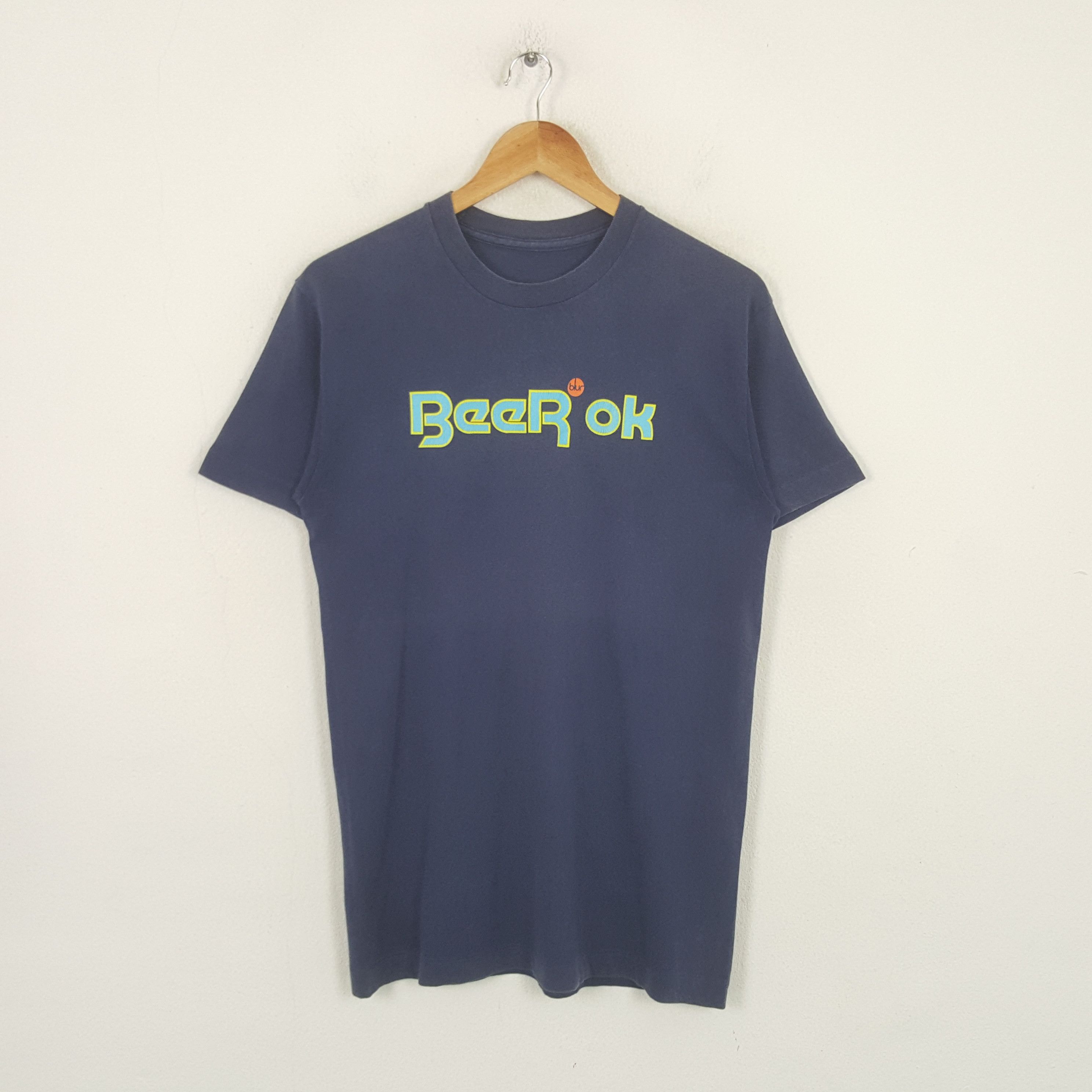 Vintage Vintage Blur Beer OK English Rock Band 90's Tshirt RR1 Size US S / EU 44-46 / 1 - 1 Thumbnail