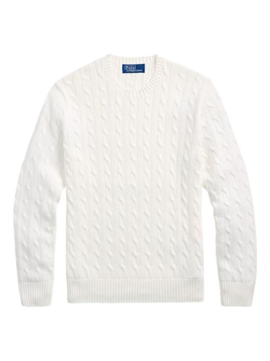 Ralph Lauren RALPH LAUREN Men Sweater 710961151 002 White Size US L / EU 52-54 / 3 - 1 Thumbnail