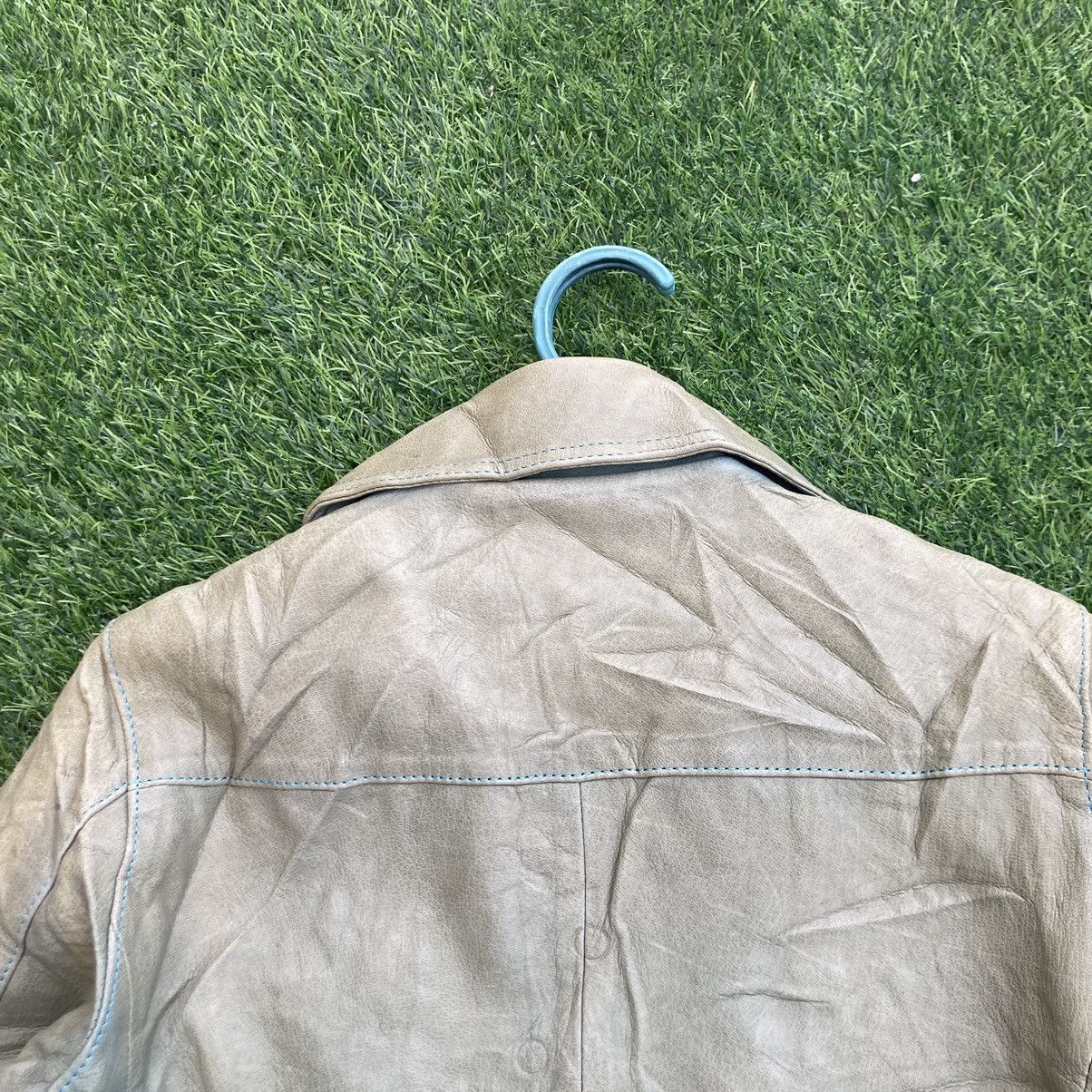 Genuine Leather × Japanese Brand DRESTRIP DEER SKIN BIKER JACKET Size US S / EU 44-46 / 1 - 9 Thumbnail