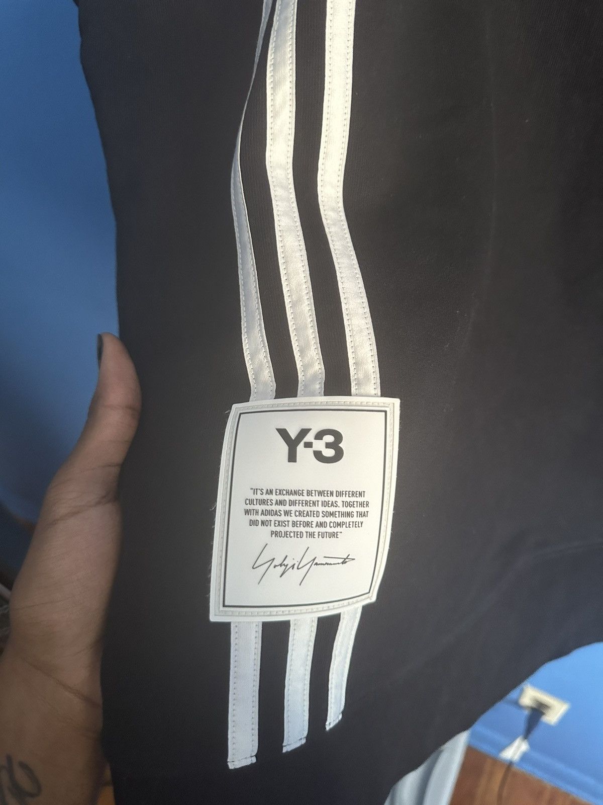 Adidas × Y-3 Y-3 Yohji Yamamoto Stripes Crewneck Size US S / EU 44-46 / 1 - 4 Thumbnail