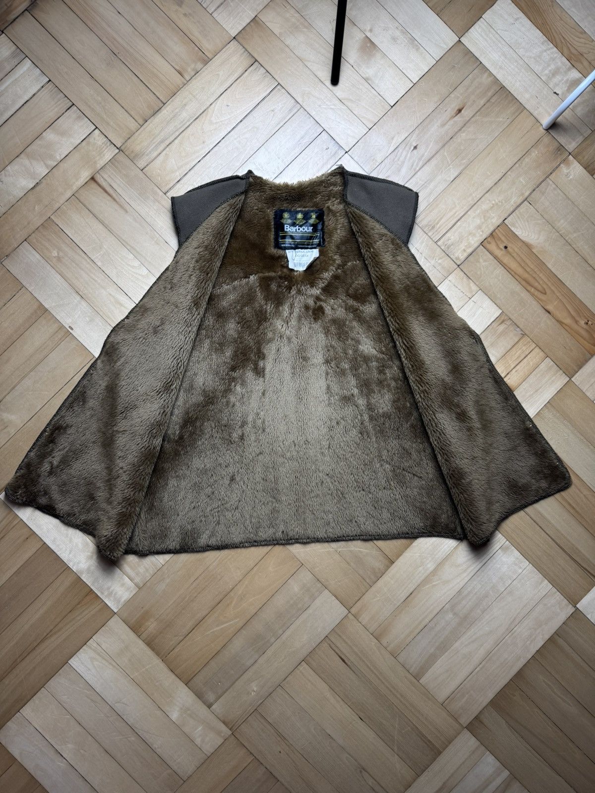 Barbour Vintage Barbour Warm Pile Lining Shearling Vest Brown Size L Size US L / EU 52-54 / 3 - 5 Thumbnail