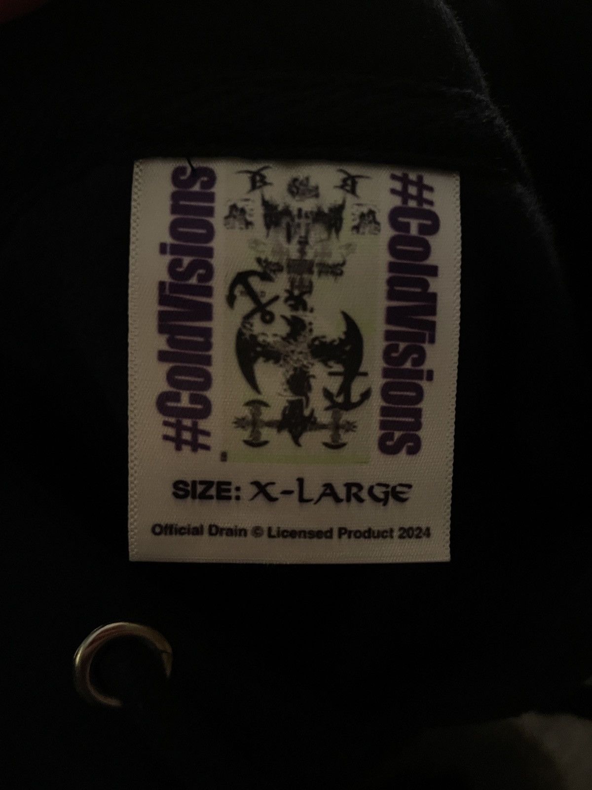 Drain Gang × Sad Boys SEE DESCRIPTION! Bladee, Cold visions Navy Anchor Hoodie Size US XL / EU 56 / 4 - 5 Thumbnail