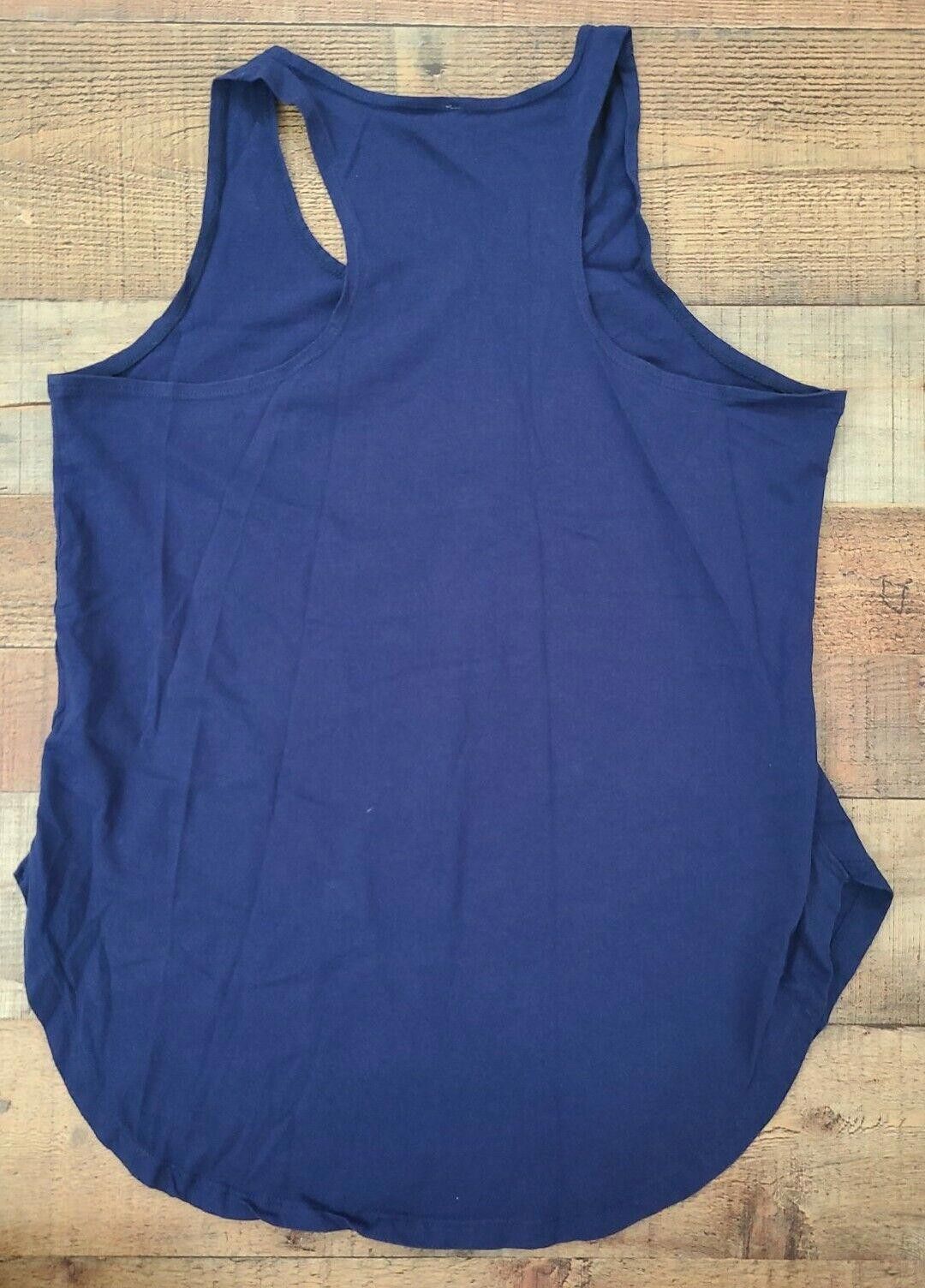 Designer Electric Pink Tank Top Junior XL Royal Blue Size XL / US 12-14 / IT 48-50 - 3 Thumbnail