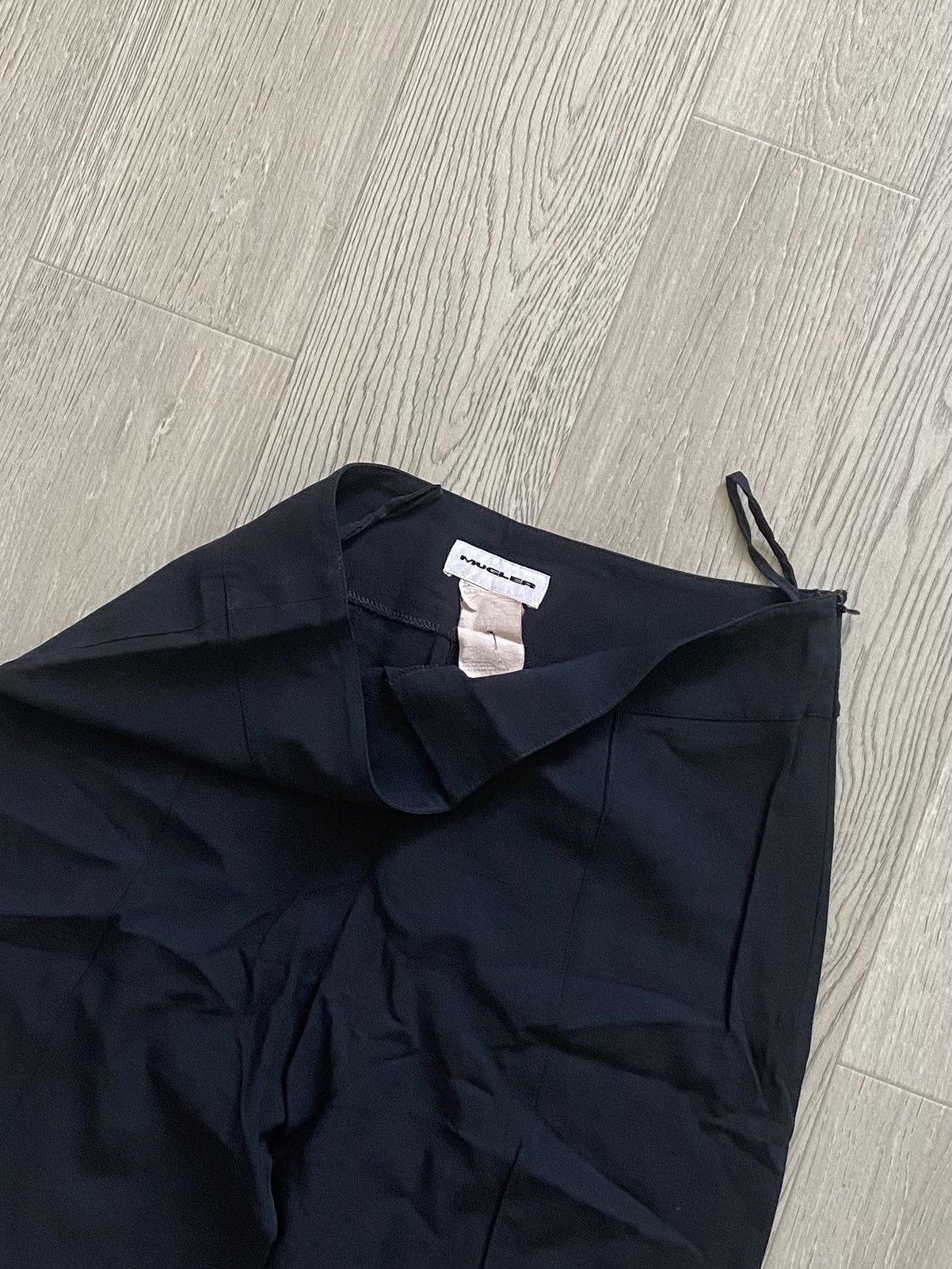 Thierry Mugler Thierry Mugler Zip Tailore Classic Black Trousers pants Size US 32 / EU 48 - 4 Thumbnail