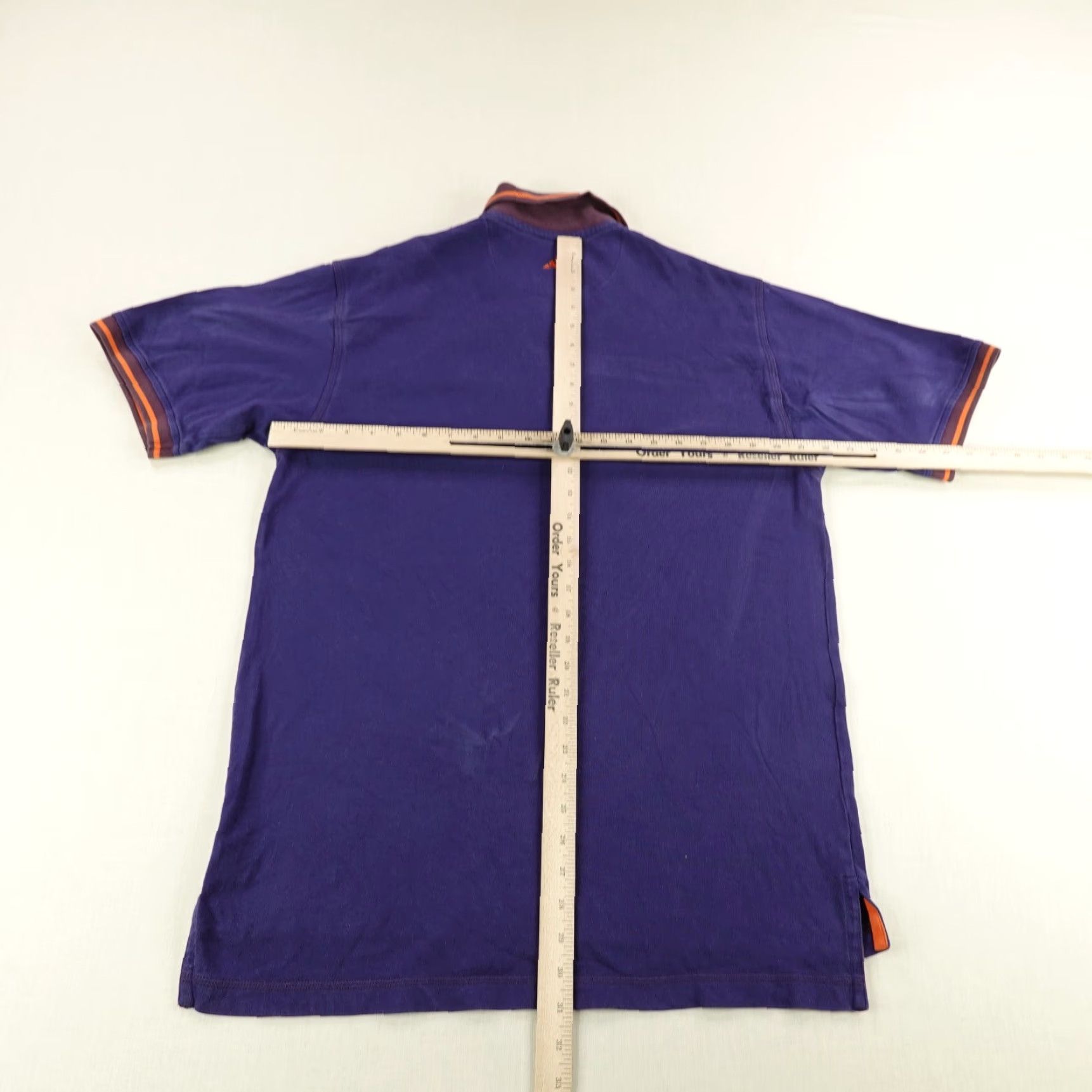 Adidas VINTAGE Adidas Polo Shirt Men’s Medium Short Sleeve 1/4 Zip Cotton Blue Casual Size US M / EU 48-50 / 2 - 5 Thumbnail