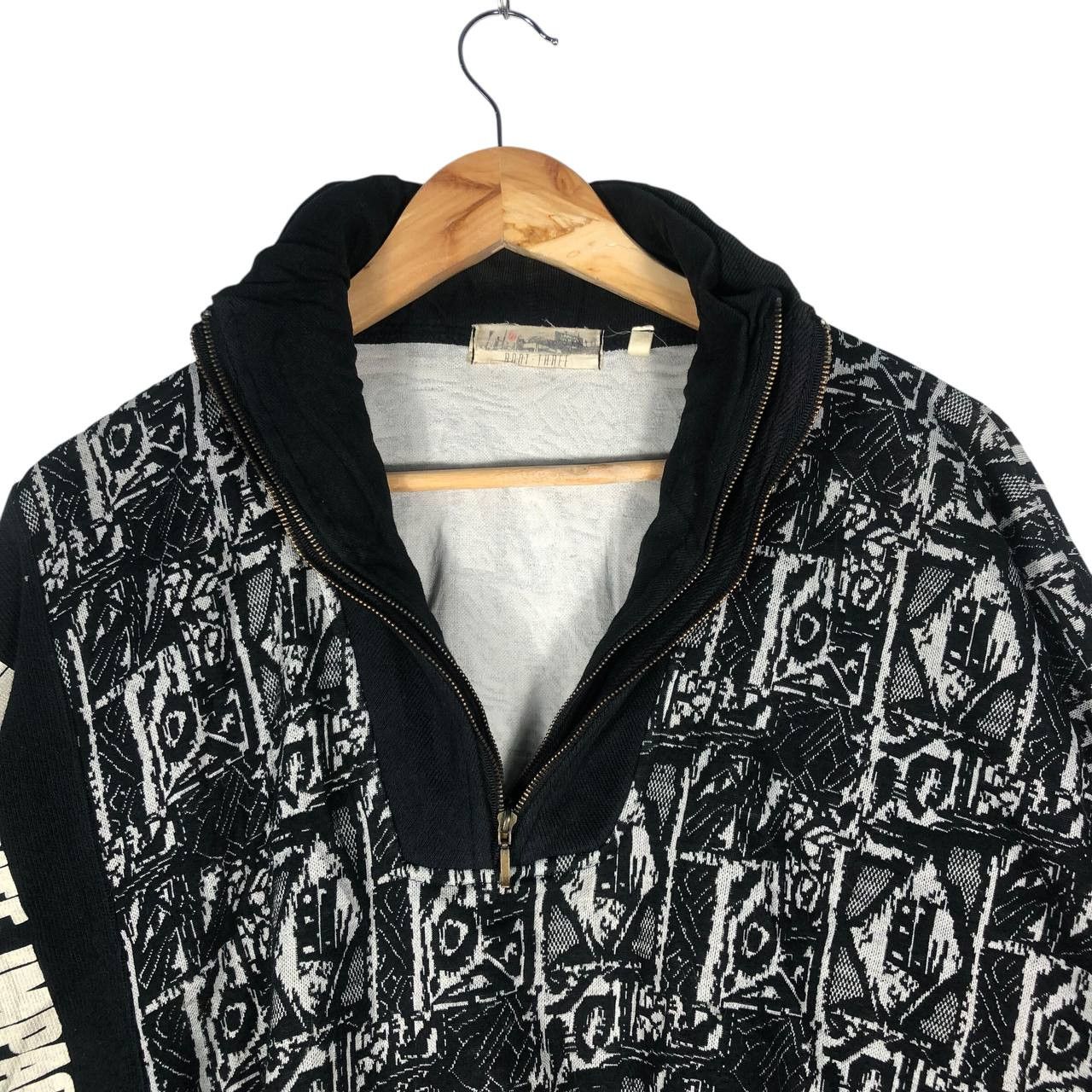 Japanese Brand Vintage Root Three Half Zipper Sweatshirt Size US M / EU 48-50 / 2 - 6 Thumbnail