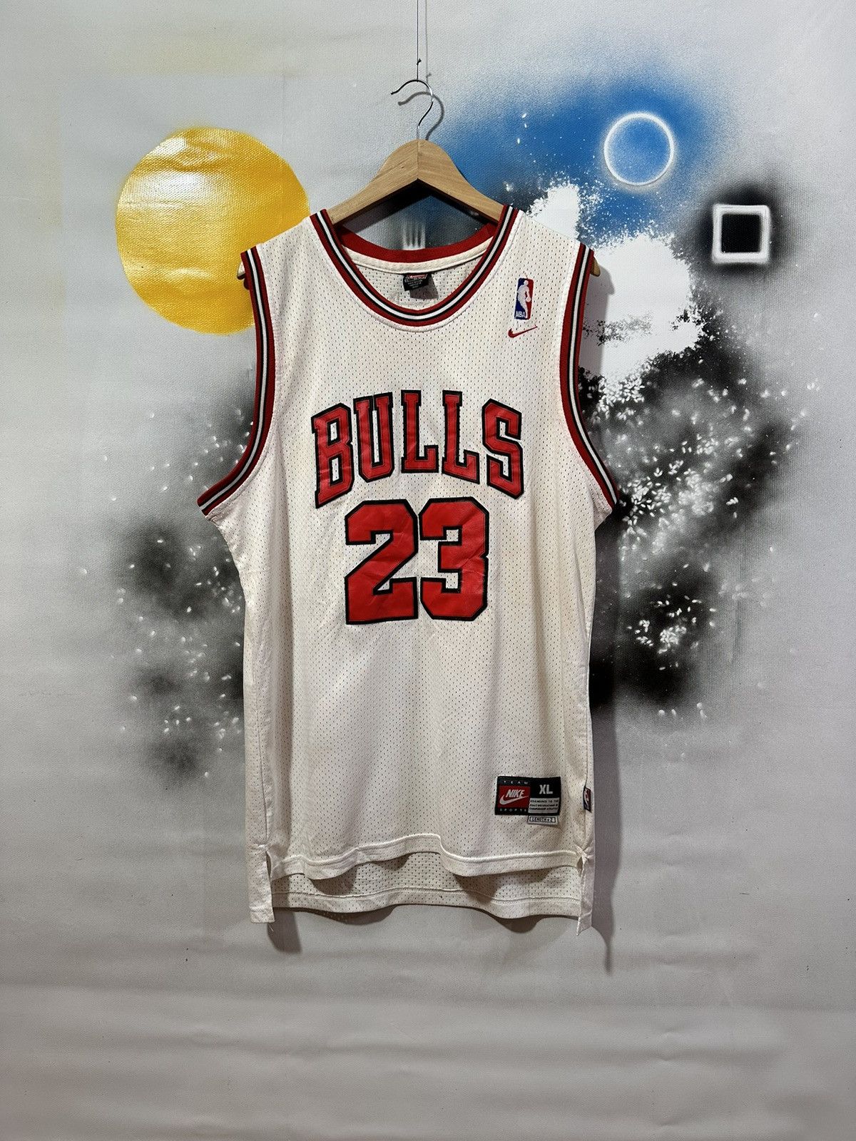 NBA × Nike × Vintage Vintage Chicago Bulls Jordan #23 Jersey Nike Team Size US XL / EU 56 / 4 - 2 Thumbnail