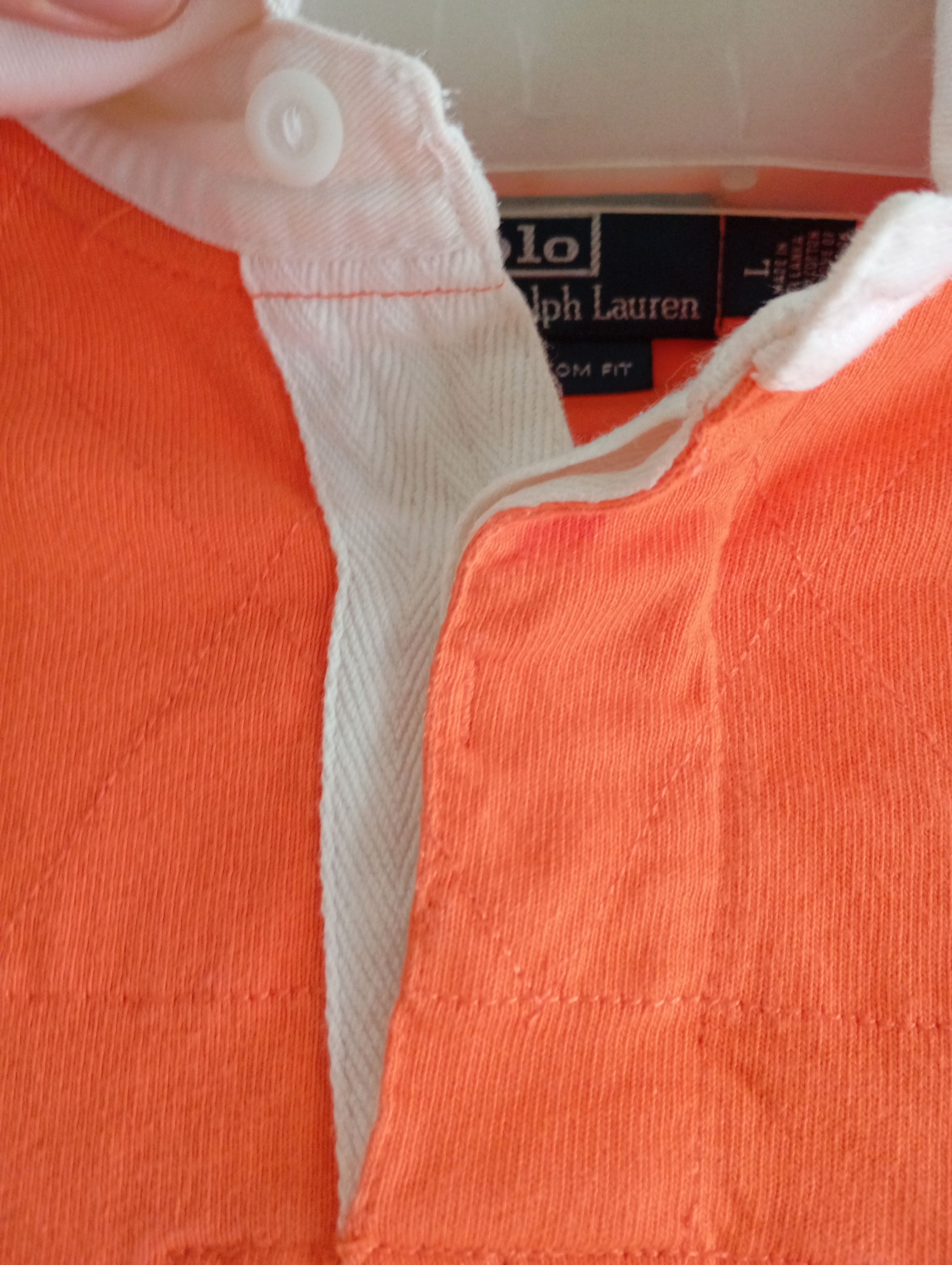 Polo Ralph Lauren Polo Ralph Lauren #3 Rugby Shirt Custom Fit Size L Size US L / EU 52-54 / 3 - 10 Thumbnail