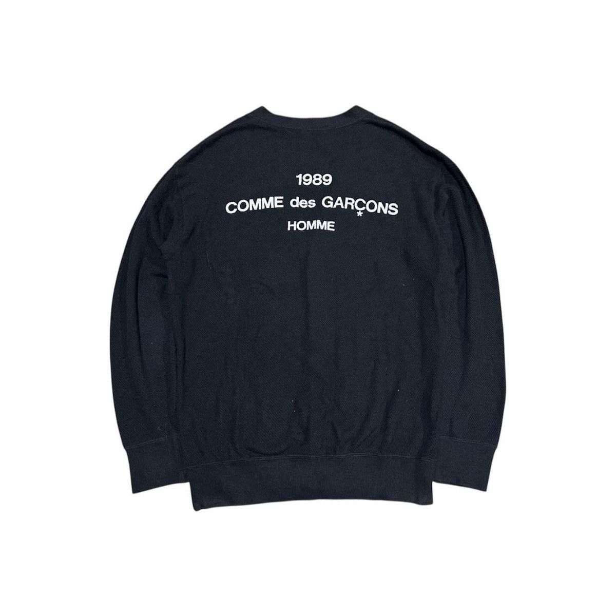 Comme des Garcons Homme Archived Vintage Comme Des Garcons Homme 1989 Staff Cardigan Size US XL / EU 56 / 4 - 1 Thumbnail