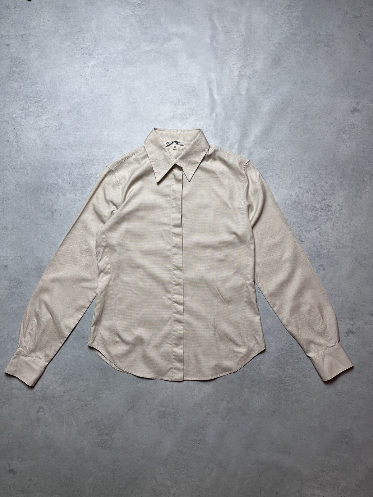 Loro Piana VERY RARE LORO PIANA VINTAGE SHIRT BOTTO UP Size M / US 6-8 / IT 42-44 - 1 Thumbnail