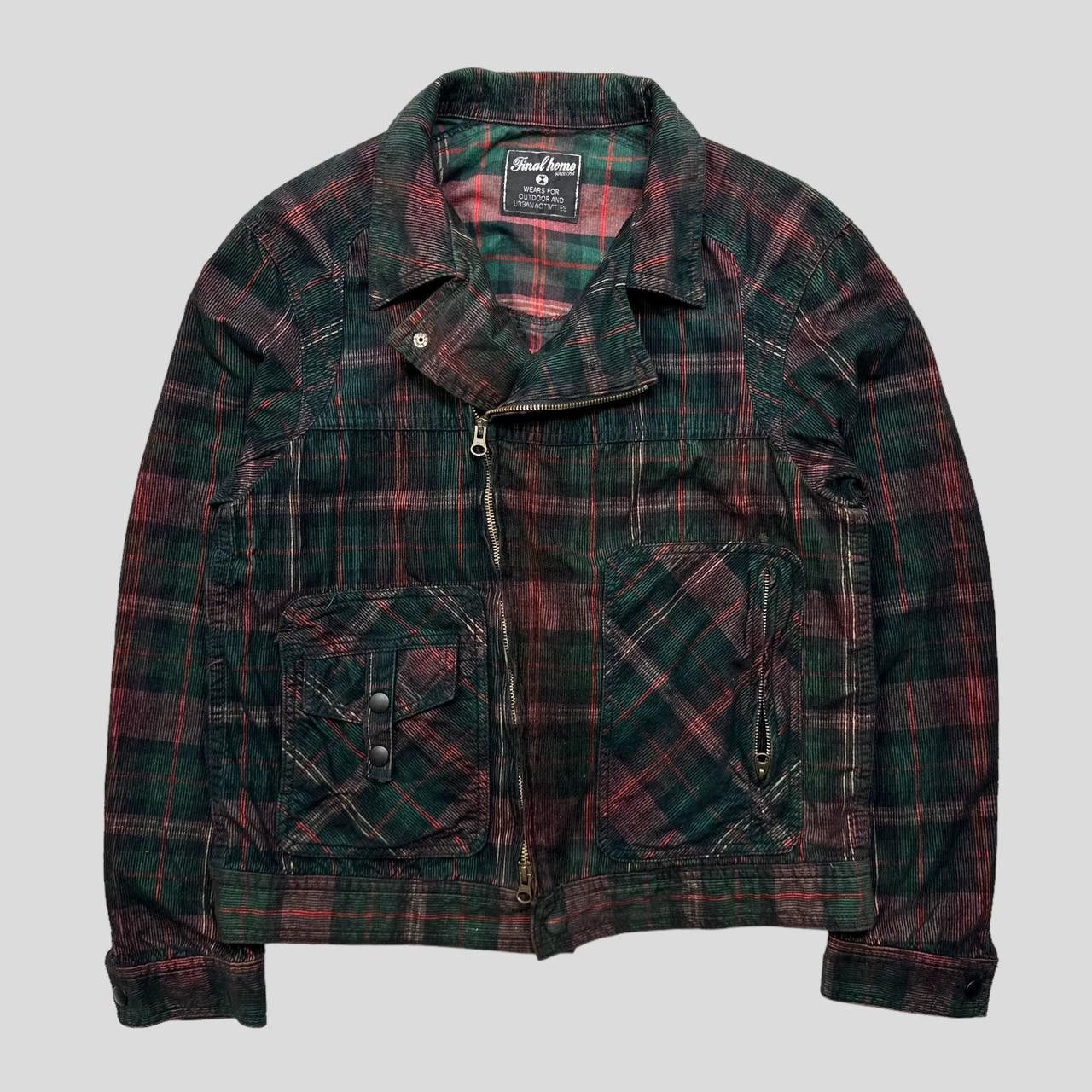 Final Home Final Home Corduroy Plaid Cropped Jacket - M (S) Size US S / EU 44-46 / 1 - 4 Thumbnail