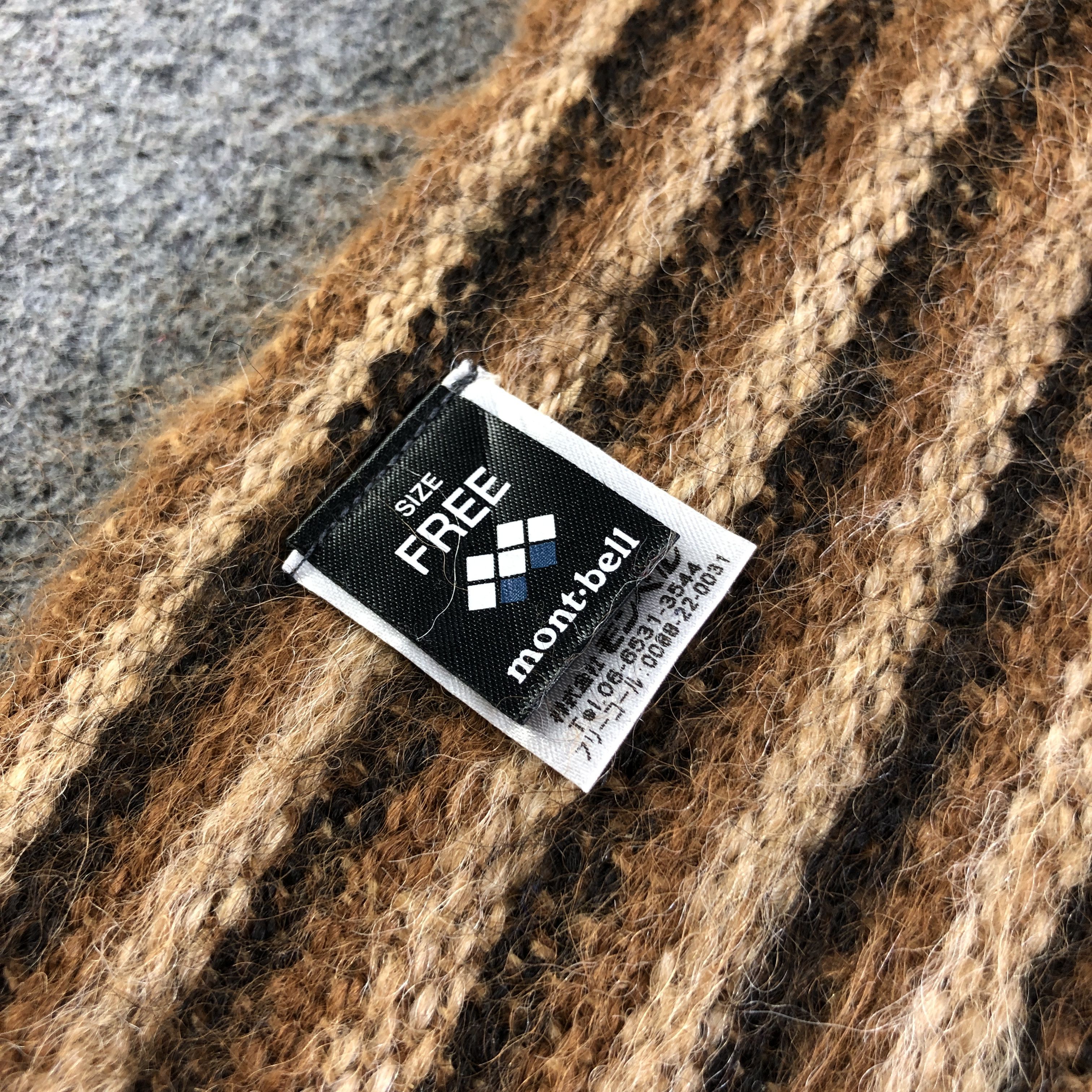 Montbell Montbell Striped Wool Scarf Muffler V2754 Size ONE SIZE - 5 Thumbnail