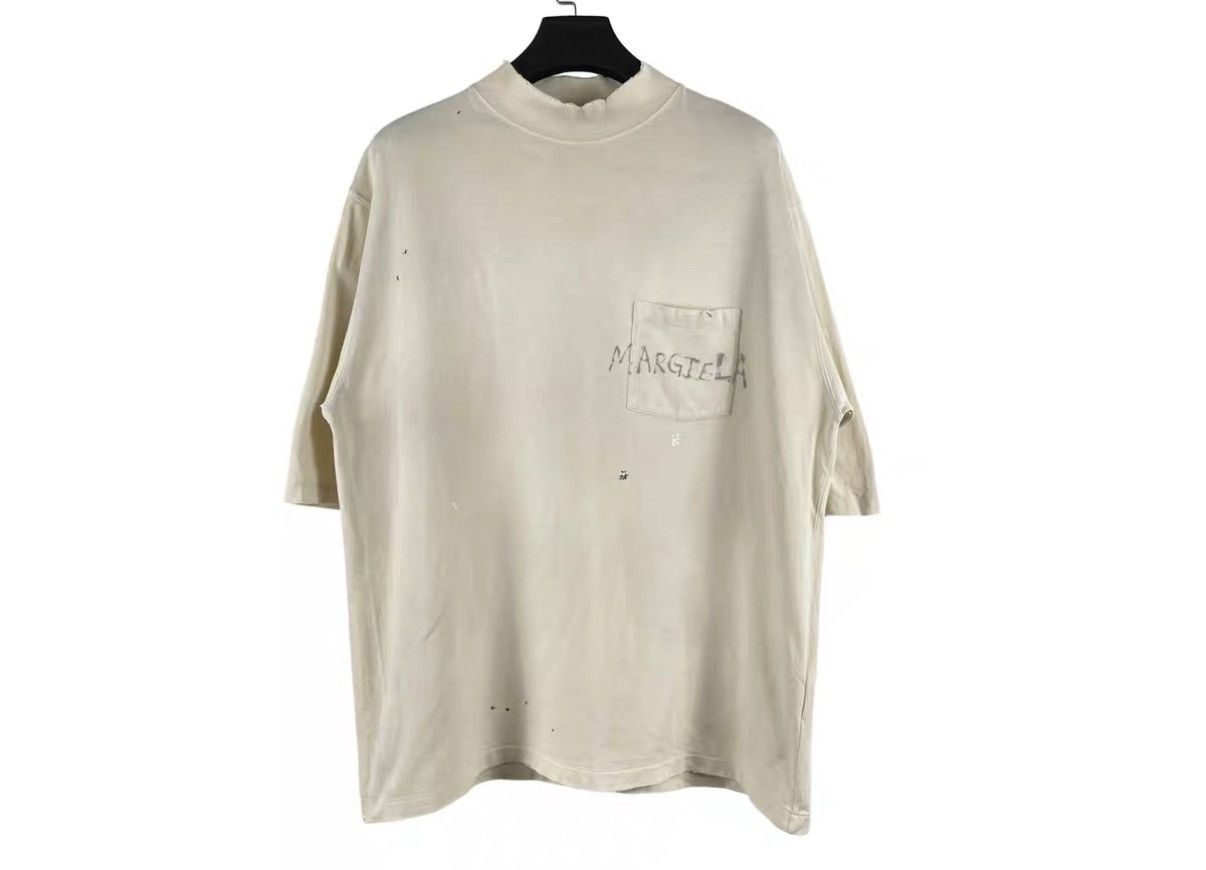 Maison Margiela Maison Margiela 24SS Hand-Drawn Short Sleeve T-Shirt J31 Size US L / EU 52-54 / 3 - 1 Thumbnail