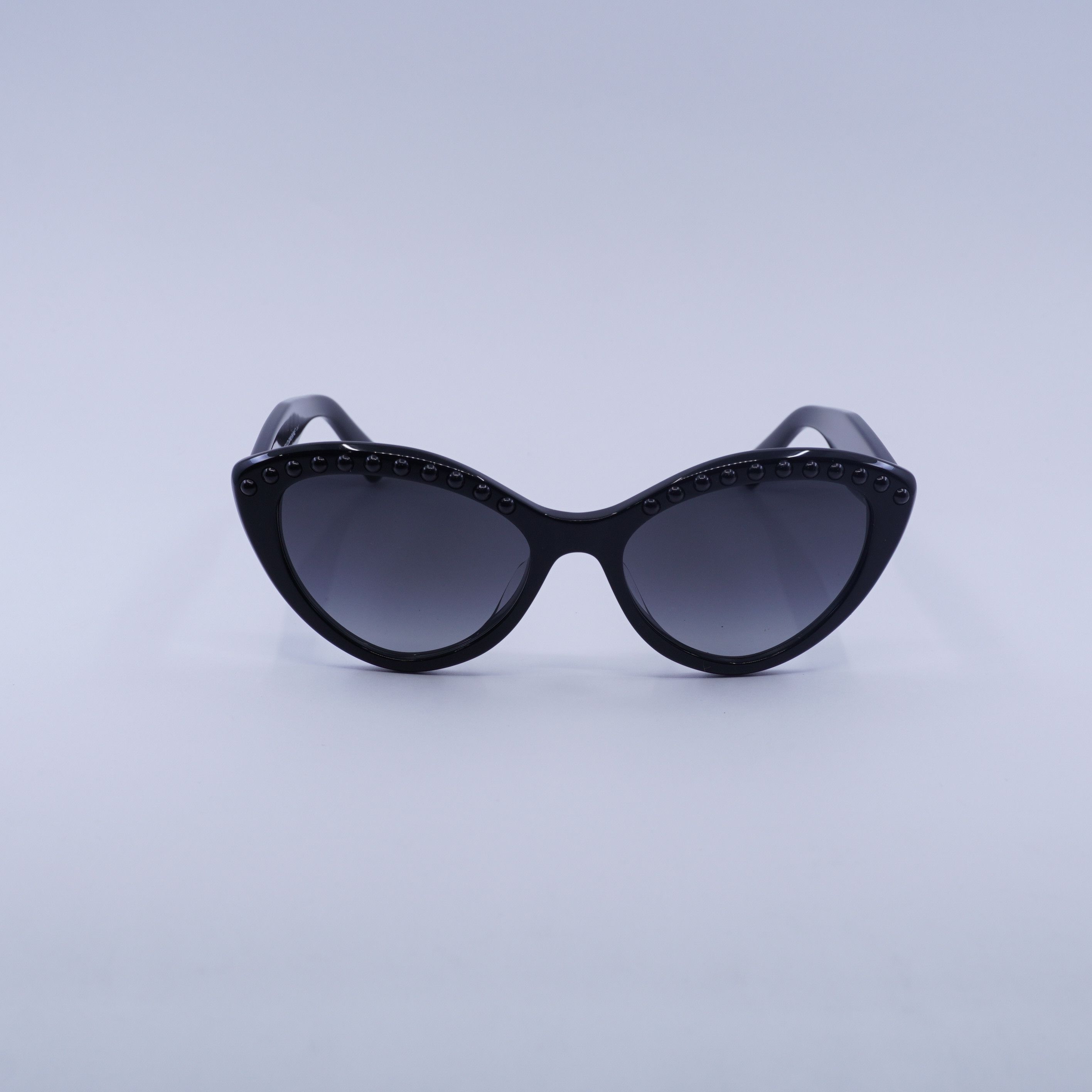 Kate Spade Kate Spade JUNI/G/S PEARL 0807 9O Sunglasses Black Cat Eye Size ONE SIZE - 3 Thumbnail