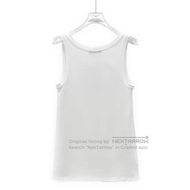 Prada Prada 23 white triangle cotton round-neck short-sleeved kn Size XS / US 0-2 / IT 36-38 - 2 Thumbnail