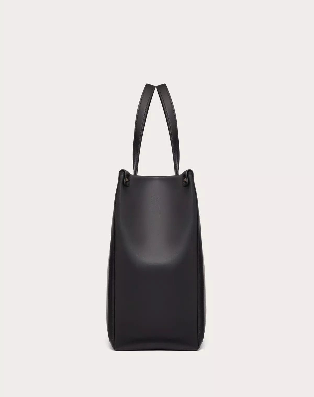 Valentino oc11z0725 Size: OS/ Vltn Leather Shopping Bag in Black Size ONE SIZE - 4 Thumbnail