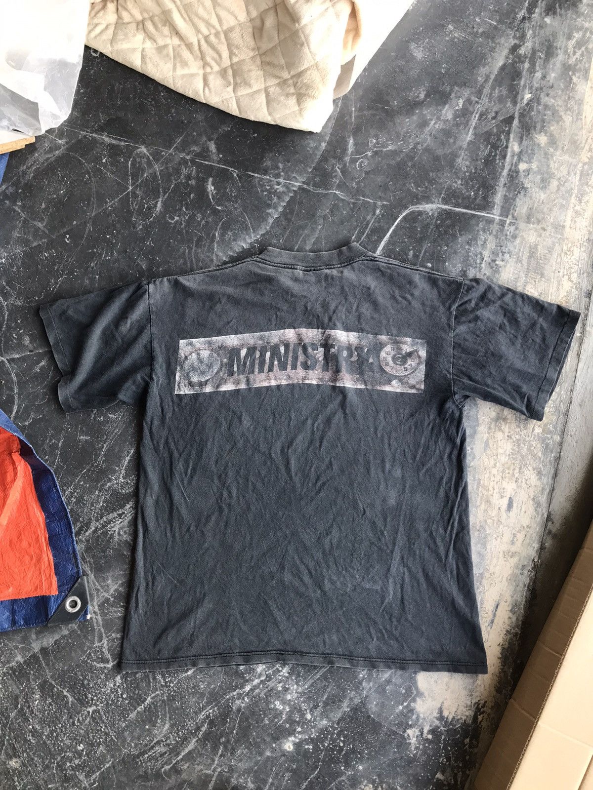 Band Tees × Brockum × Vintage Vintage 90s Ministry Band Tee Shirt Size US M / EU 48-50 / 2 - 6 Thumbnail