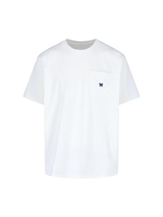 Needles NEEDLES Men T-Shirts QV362 A WHITE White Size US XL / EU 56 / 4 - 1 Thumbnail