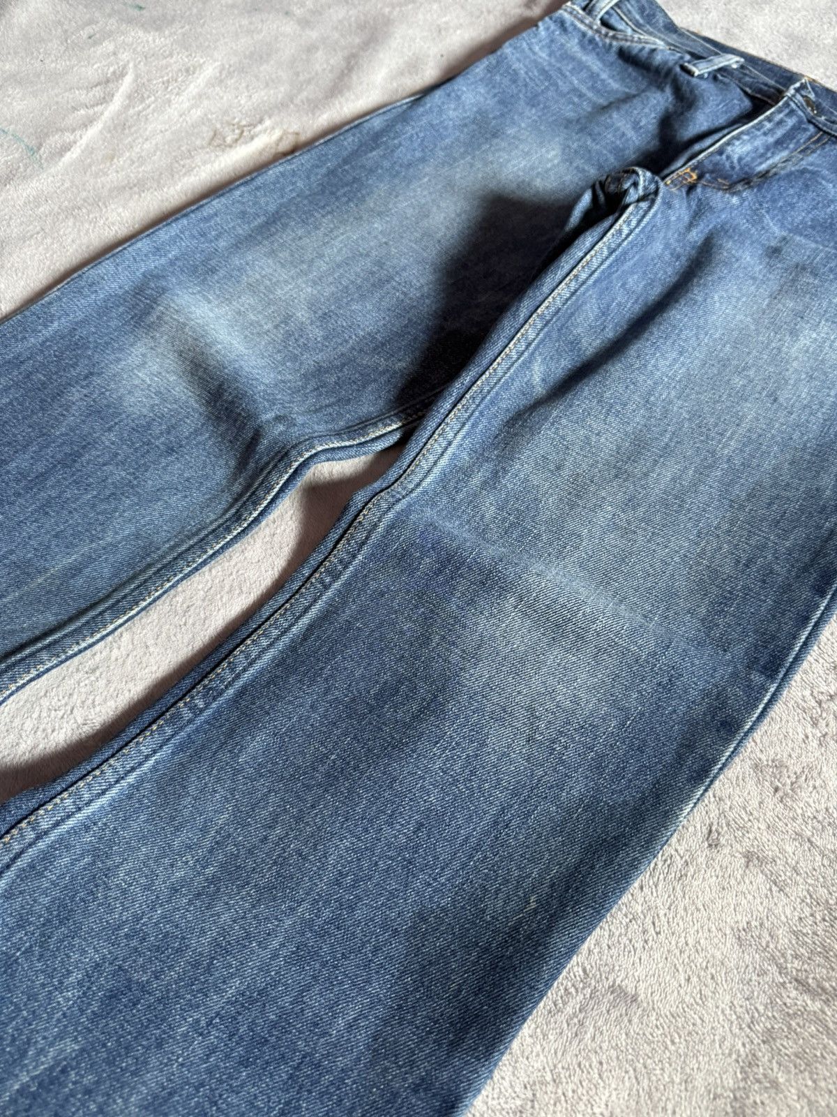Levi's × TAION × Vintage Vintage LEVIS Big E 646 Flared Bootcut Talon Zipper Jeans Size US 30 / EU 46 - 6 Thumbnail