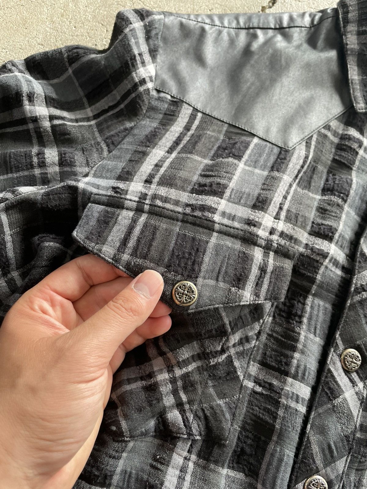 Chrome Hearts Chrome Hearts Cross Patch Flannel Size US L / EU 52-54 / 3 - 10 Thumbnail