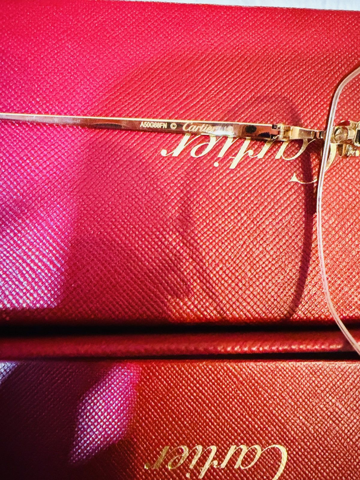 Cartier Cartier Eyeglasses Panthère CT03700 001 Size ONE SIZE - 5 Thumbnail