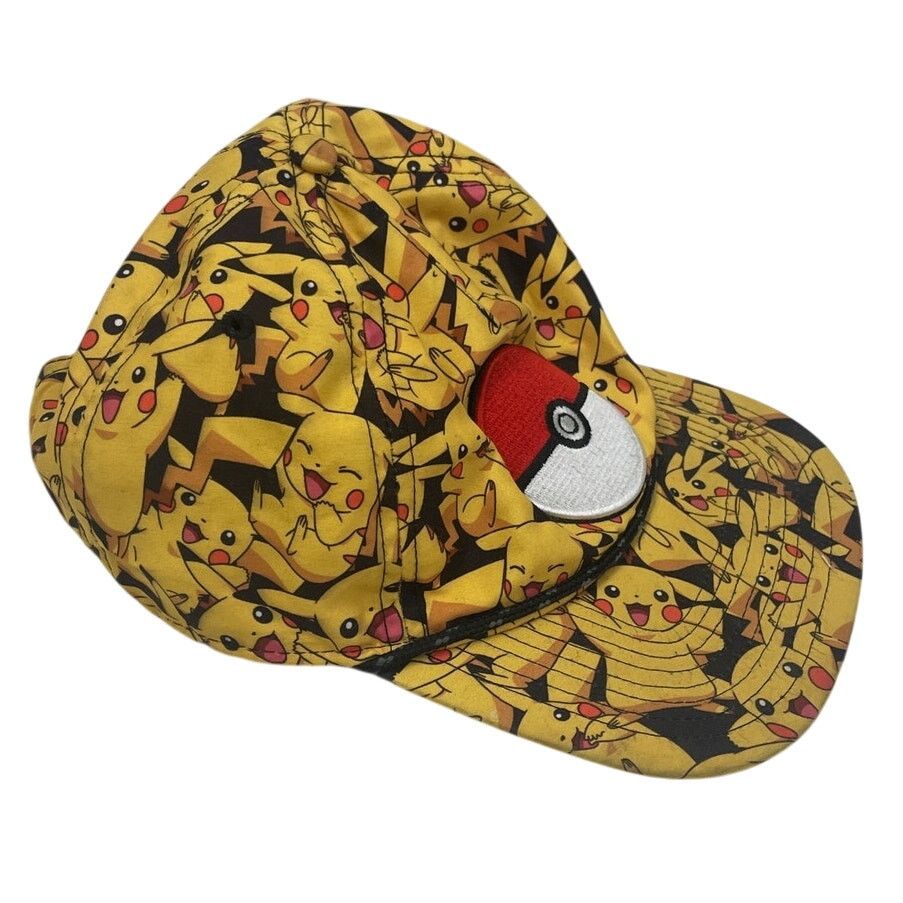 Pokemon 2015 One Size Snapback Pokemon Pikachu Cloth Baseball Hat Size US M / EU 48-50 / 2 - 1 Thumbnail