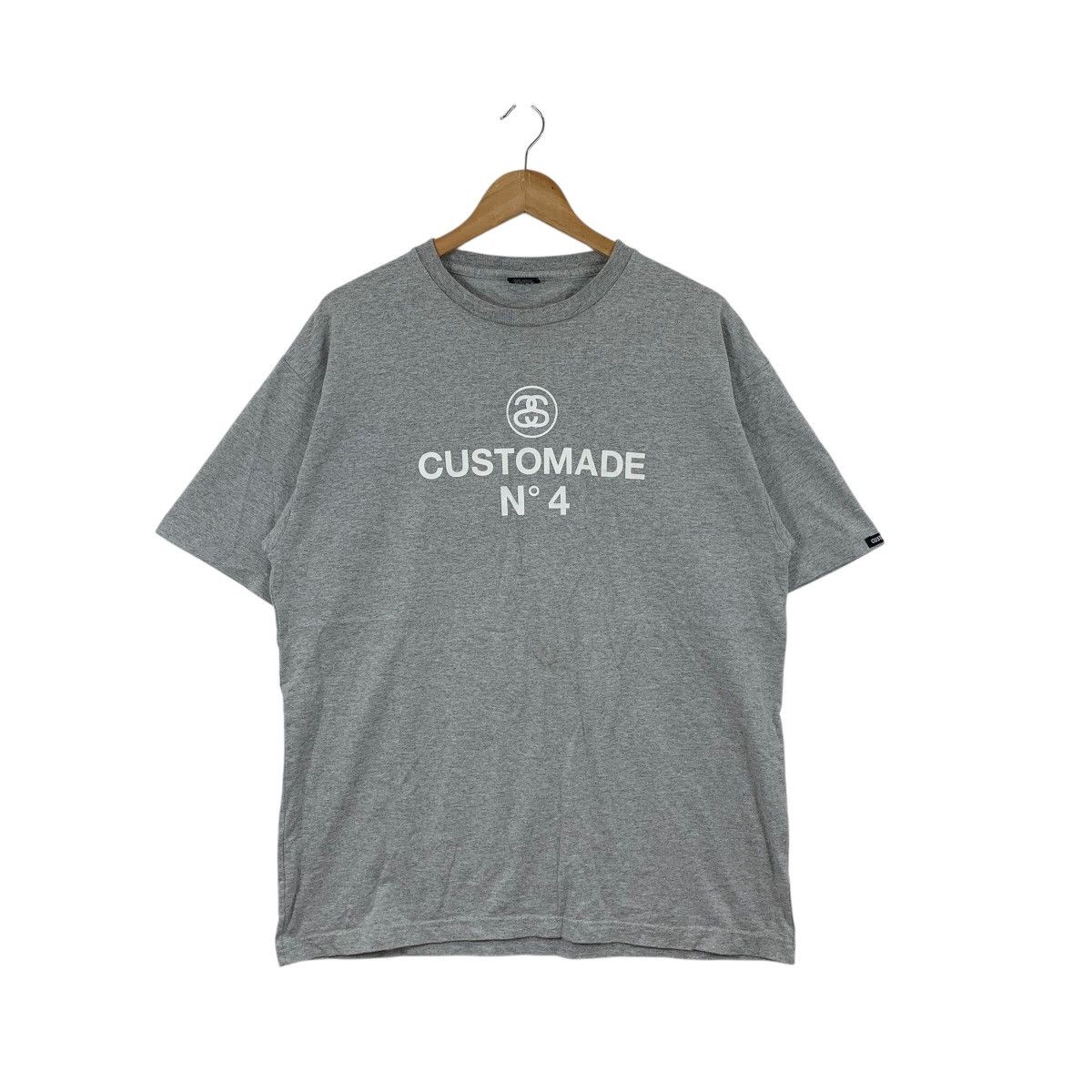 Stussy Vintage STUSSY CUSTOMADE N4 Made In USA Tee Shirt Top Size US XL / EU 56 / 4 - 1 Thumbnail