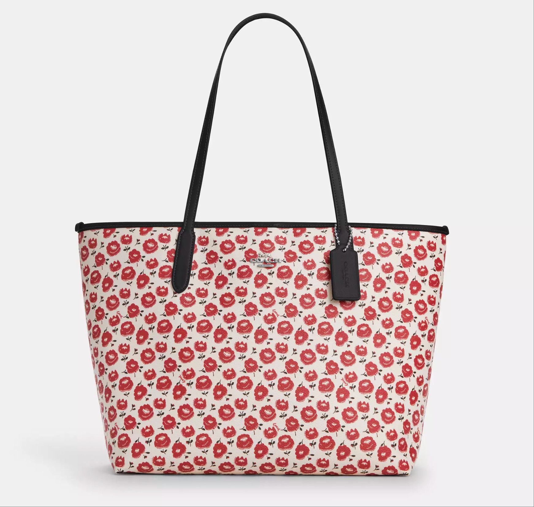 Coach City Tote Bag With Floral Print CBI50 Size ONE SIZE - 7 Thumbnail