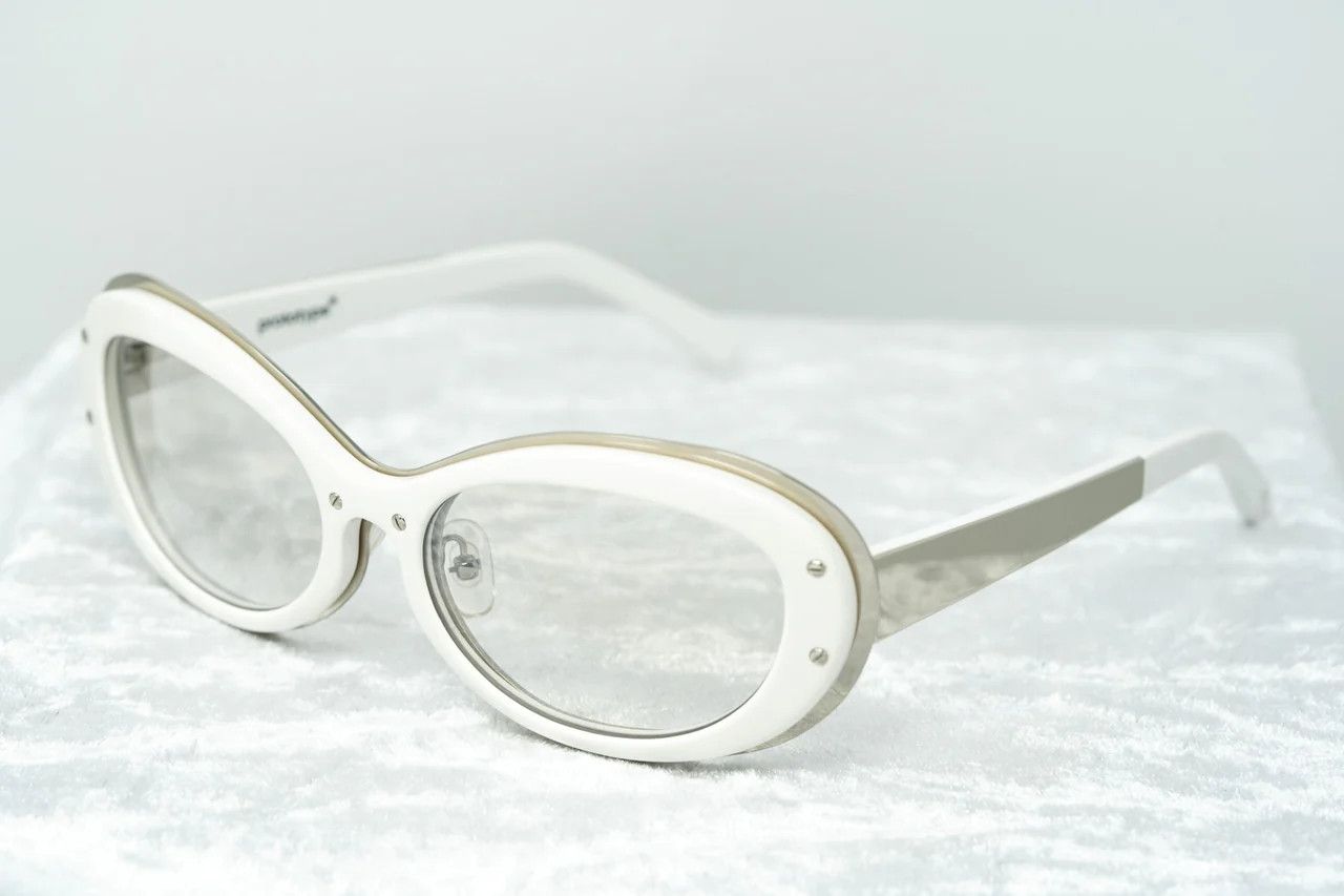 Yohji Yamamoto Yohji Yamamoto Sunglasses Cat Eye White and Clear Size ONE SIZE - 1 Thumbnail