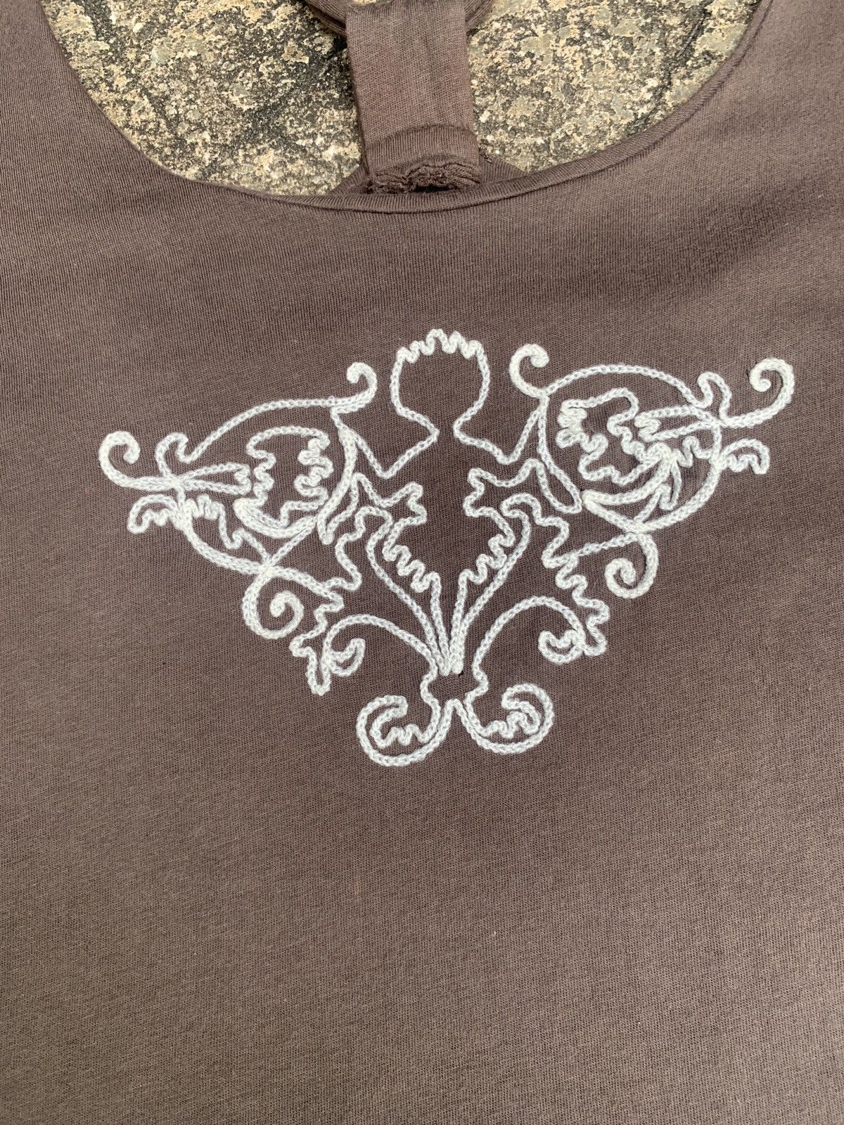 If Six Was Nine × Japanese Brand y2k I.P Zone Cami Cross Neck Embroidery Top Size M / US 6-8 / IT 42-44 - 5 Thumbnail