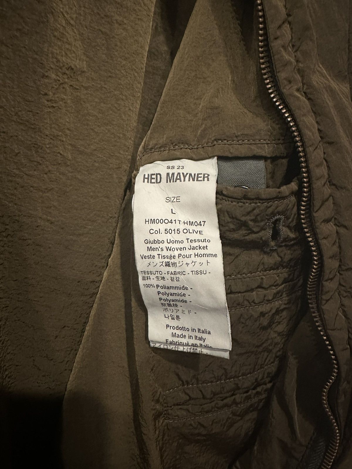 Hed Mayner Hed Mayner Oversized Nylon Bomber Size US L / EU 52-54 / 3 - 6 Thumbnail