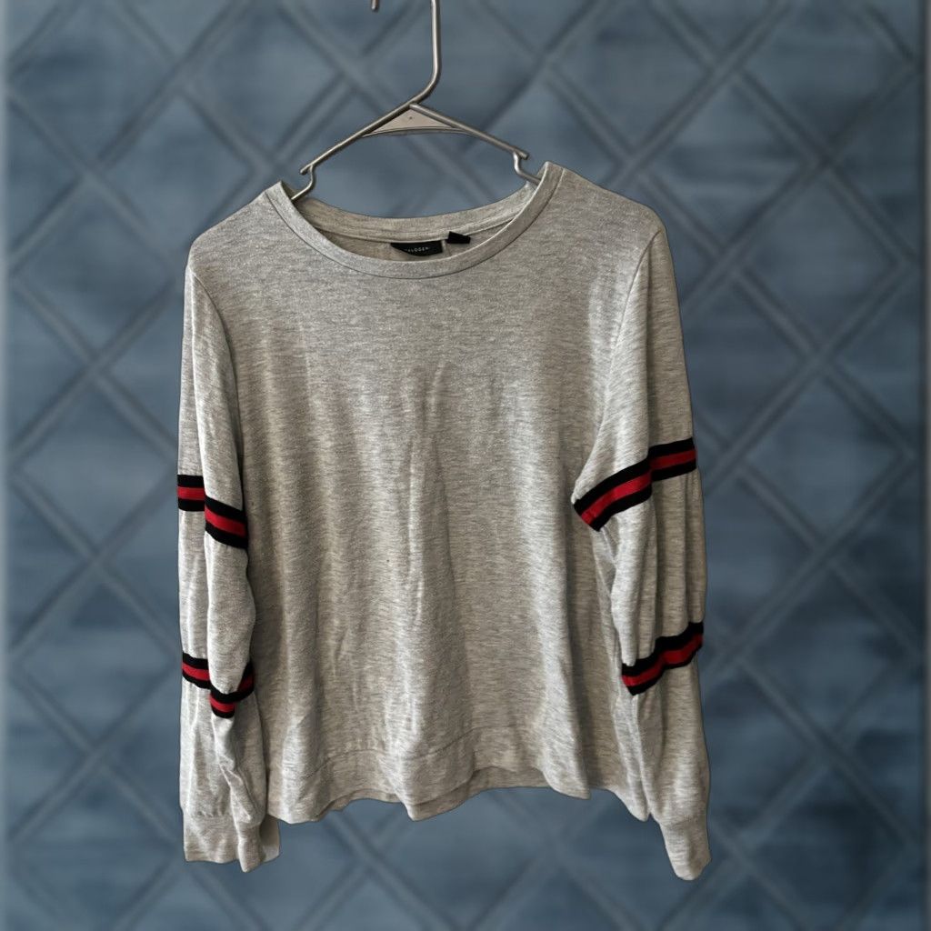 Vintage Halogen Women’s Gray Long Sleeve Comfort Soft Sweater Size L Casual Shirt Pullover Knit City Classic Elegant Women’s Size L / US 10 / IT 46 - 1 Thumbnail