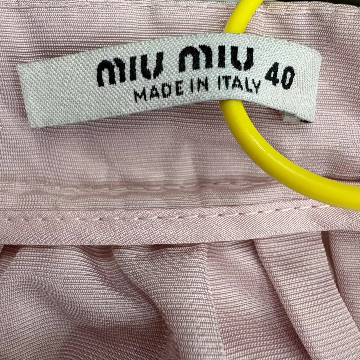 Miu Miu MIU MIU Pink Pleated Skirt 40 99 Size 27" / US 4 / IT 40 - 3 Thumbnail