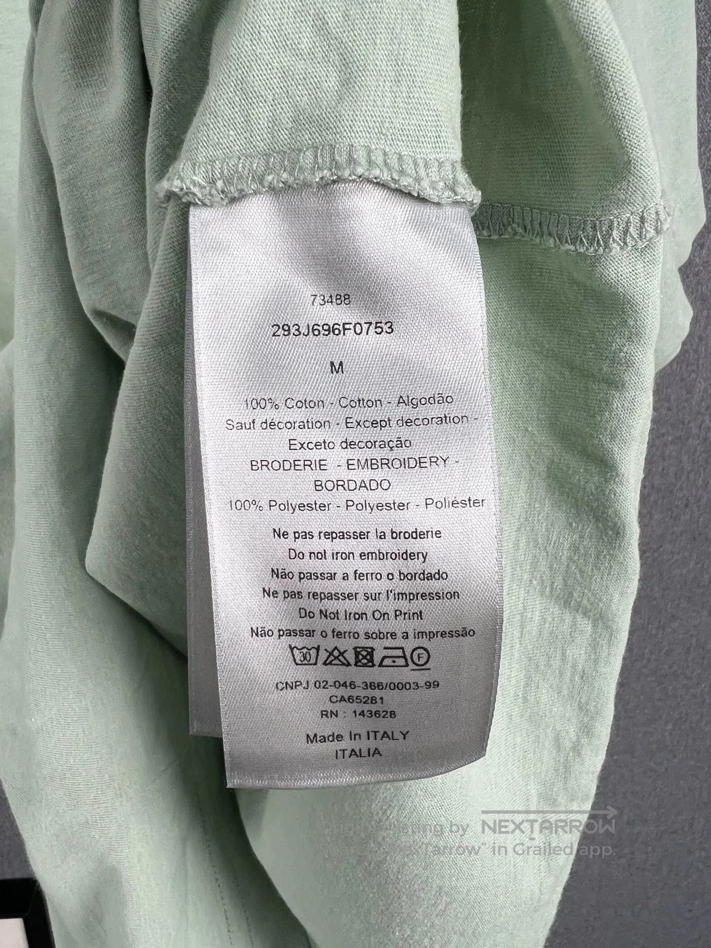 Dior dior landscape embroidery logo short sleeve. Size US M / EU 48-50 / 2 - 5 Thumbnail
