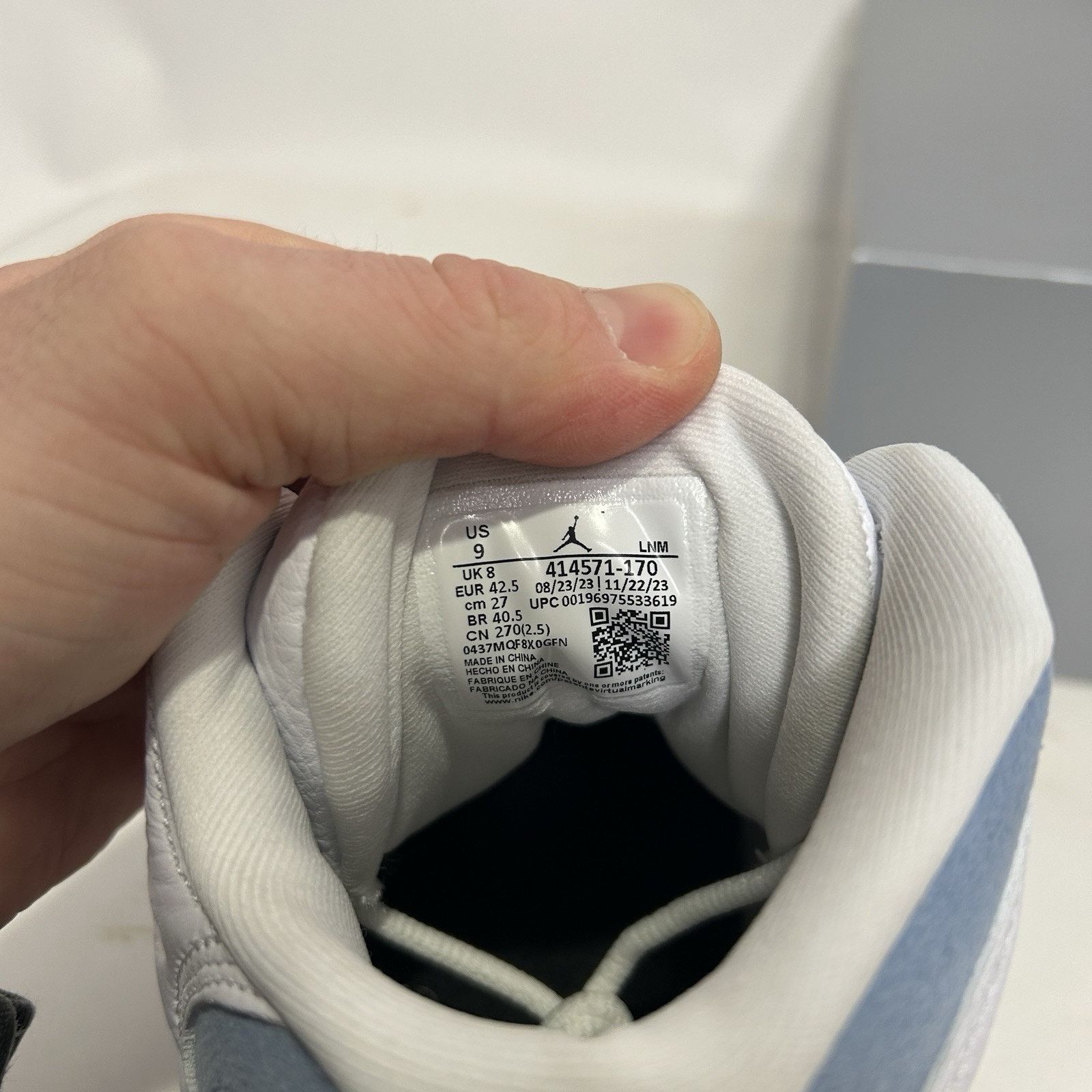 Nike Nike Air Jordan 13 Retro “Blue Grey” Size US 9 / EU 42 - 5 Thumbnail