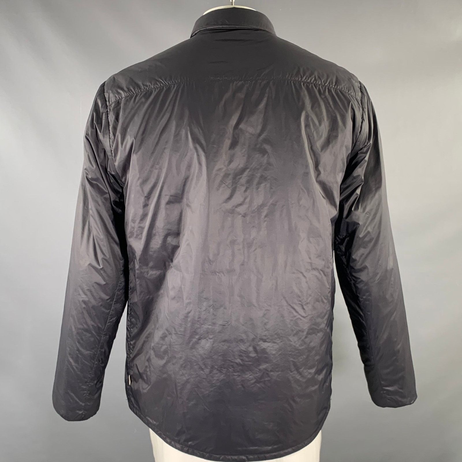 Norse Projects Size XL Black Solid Polyamide Shirt Jacket Jacket Size US XL / EU 56 / 4 - 3 Thumbnail