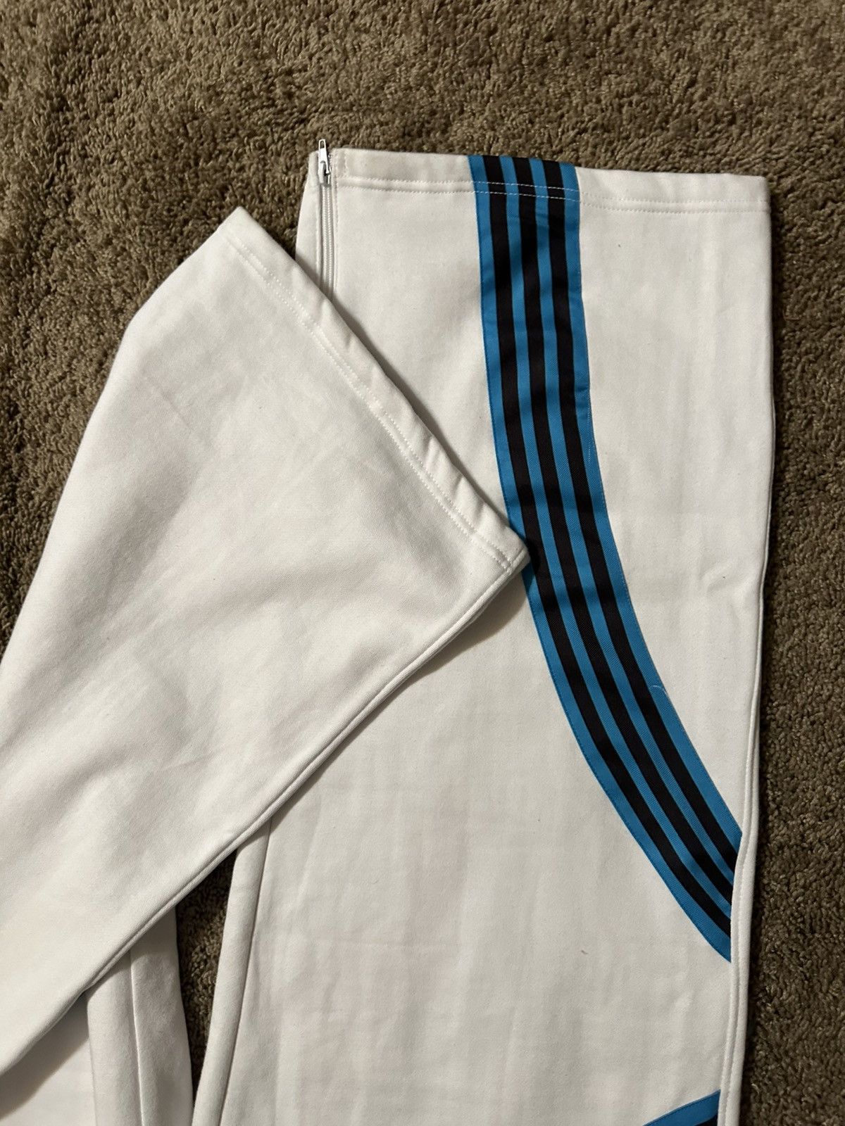 Designer Fashion y2k Open Bottom Sweatpants Size US 38 / EU 54 - 4 Thumbnail