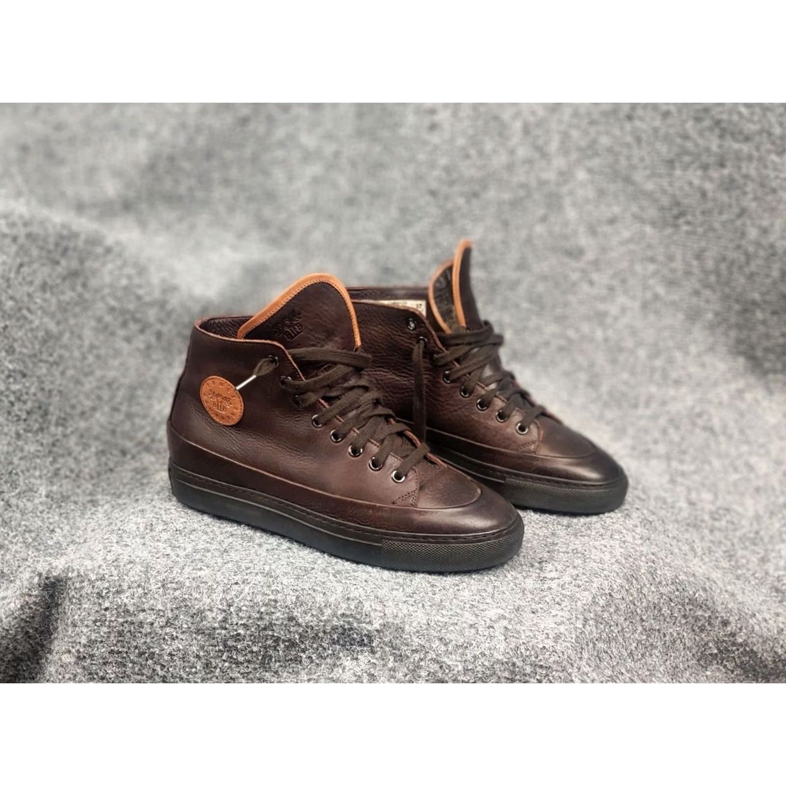 Vintage Benci Brothers scrambler Fur-lined brown Italian leather boots Sneakers - Boots - 8 - Brown - Fur - Leather - Italy - Vintage No - Women - Sneakers Size US 8 / IT 38 - 6 Thumbnail