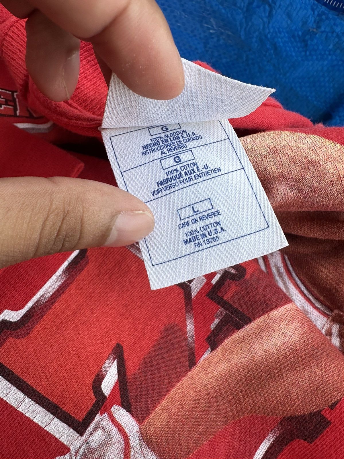 NBA × Rap Tees × Vintage Vintage 90’s Dennis Rodman NBA Chicago Bulls USA RARE Raptee Size US L / EU 52-54 / 3 - 4 Thumbnail