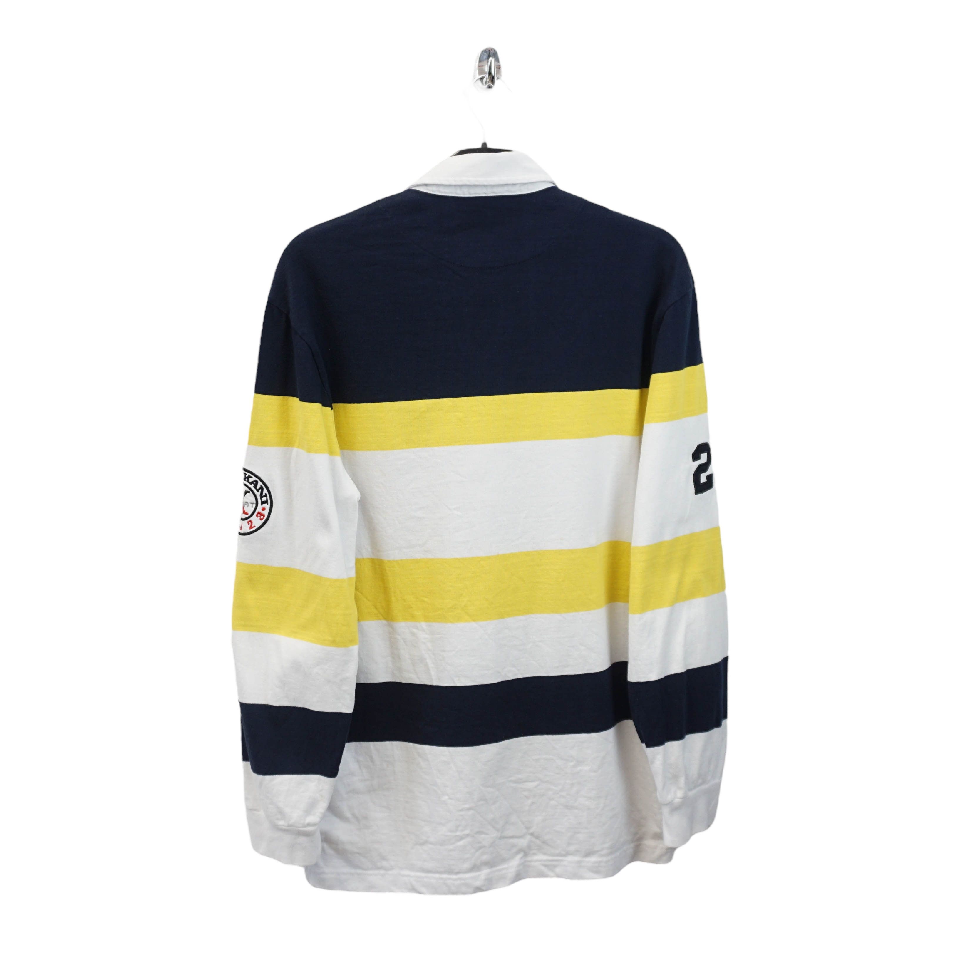 Karl Kani Archive Embroidery L/S Striped Rugby Polo Shirt Size US S / EU 44-46 / 1 - 4 Thumbnail