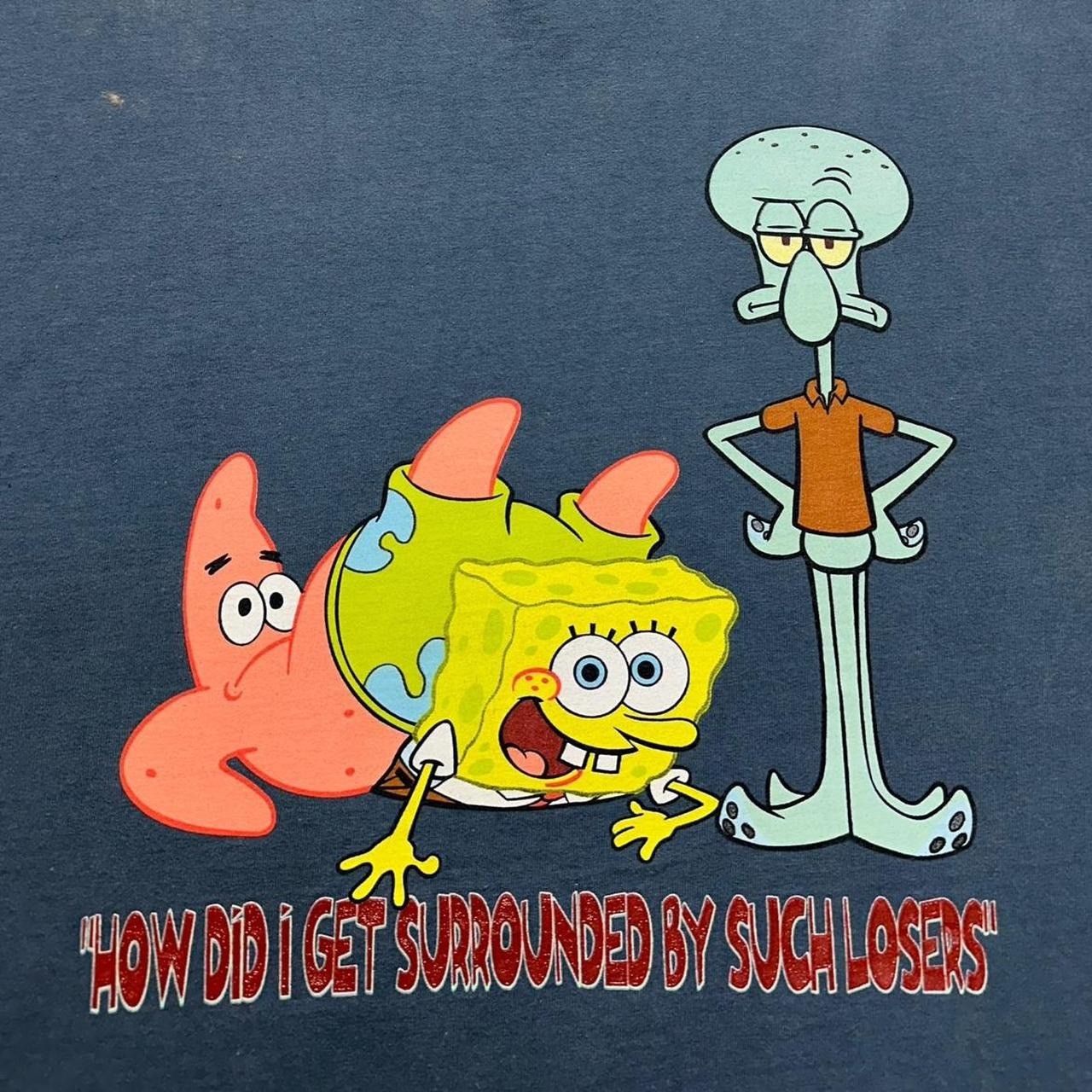 Nickelodeon × Vintage Spongebob Squidward Surrounded by Losers T-Shirts Size US L / EU 52-54 / 3 - 3 Thumbnail