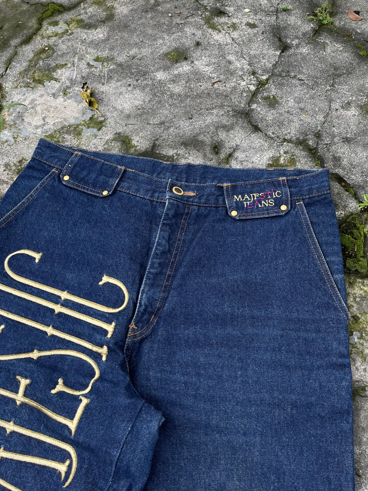 Majestic Vtg Majestic Japan Blue Jeans Size US 34 / EU 50 - 6 Thumbnail