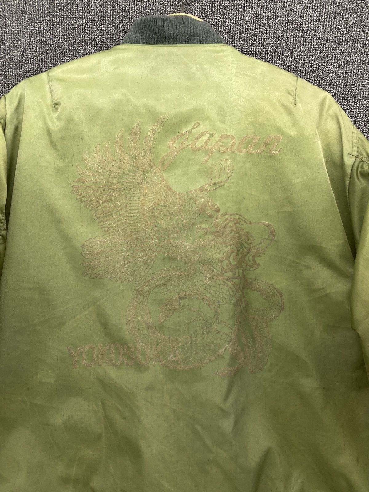 Japanese Brand Vintage Yokosuka Japanese Eagle Sukajan Bomber Jacket Size US L / EU 52-54 / 3 - 5 Thumbnail