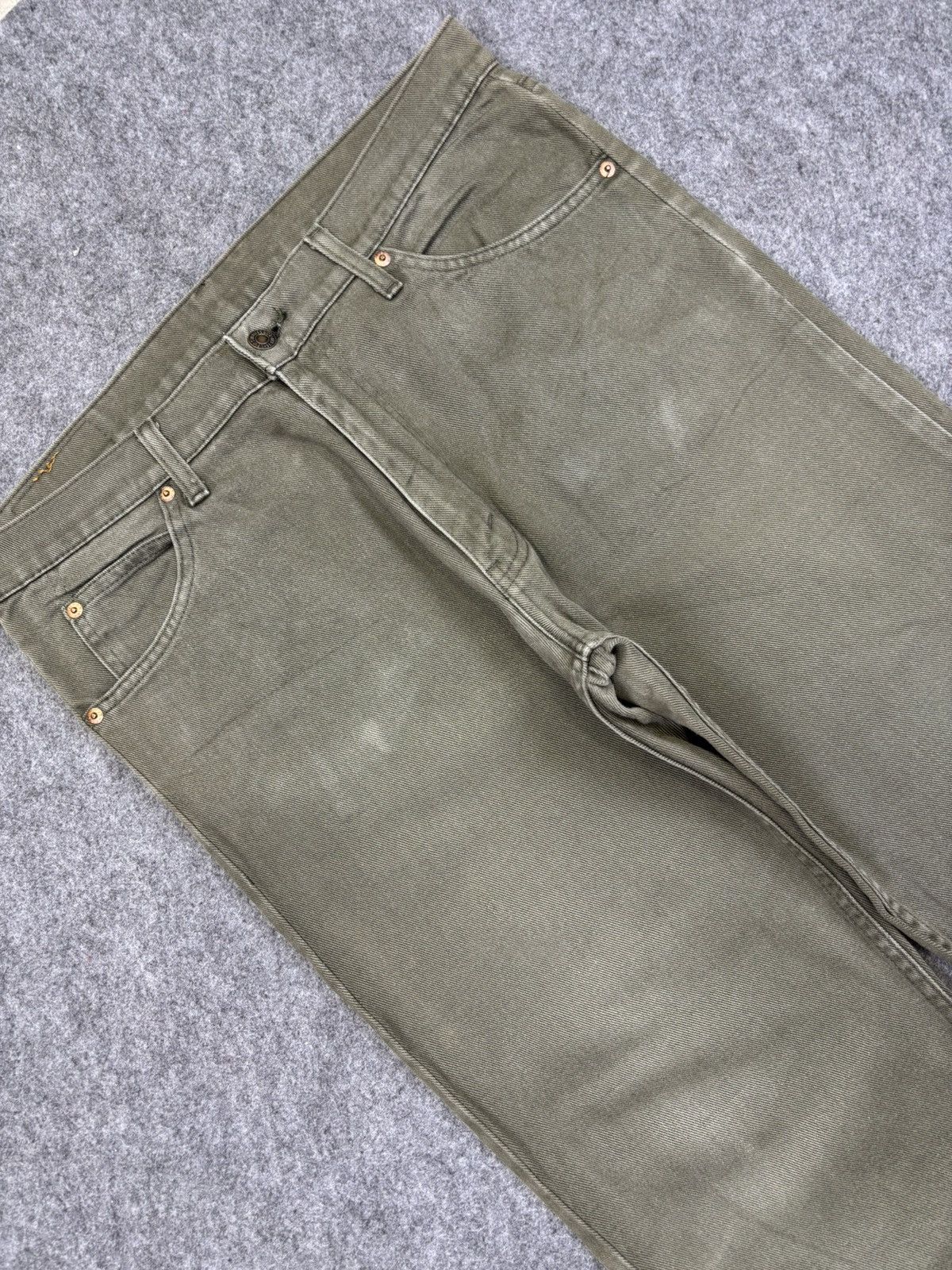 Levi's Vintage y2k Levis 607 Japan Made Orange Tab Denim F735 Size US 34 / EU 50 - 5 Thumbnail