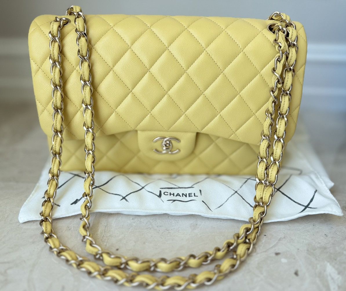 Chanel CHANEL Classic Large Flap Shoulder Bag Caviar Leather Purse Size ONE SIZE - 3 Thumbnail