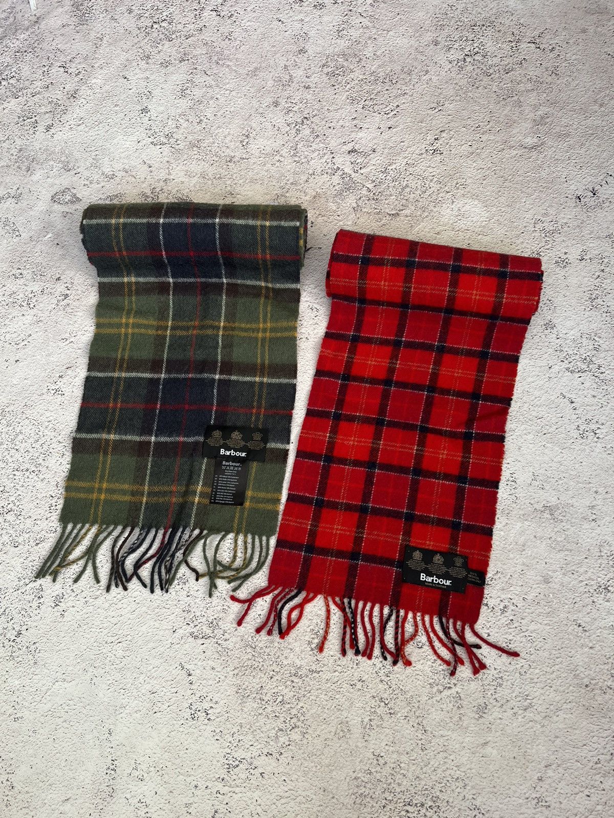 Barbour × Vintage X2 Barbour Scarf / Muffler / Neckwear Size ONE SIZE - 3 Thumbnail